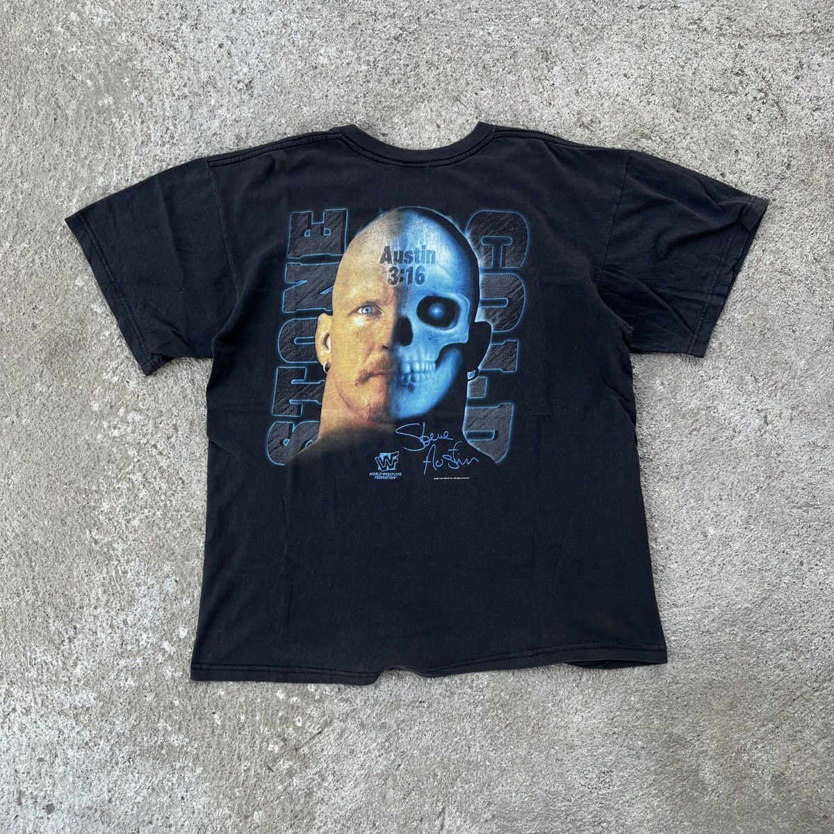 image of Stone Cold “Other Side Jackass” 1997 Vintage T-Shirt in Black, Men's (Size XL)