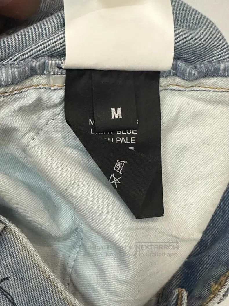 Vetements Vetements size M Sanskrit Thorn Pattern Printed Blue Denim Size US 27 - 7 Thumbnail