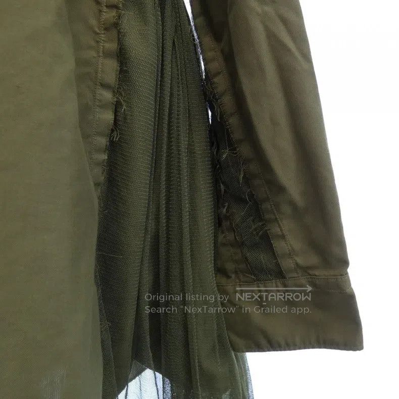 Comme des Garcons Comme des Garcons Round-necked sheer fringe shirt Size M / US 6-8 / IT 42-44 - 4 Thumbnail