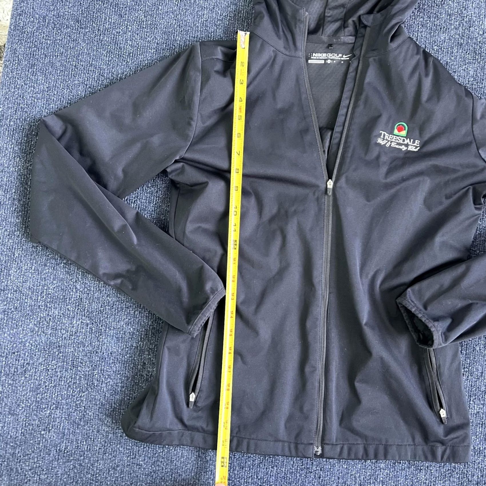 Nike Nike Golf Windbreaker Jacket Mens M Black Hooded Full Zip Softshell Size US M / EU 48-50 / 2 - 6 Thumbnail