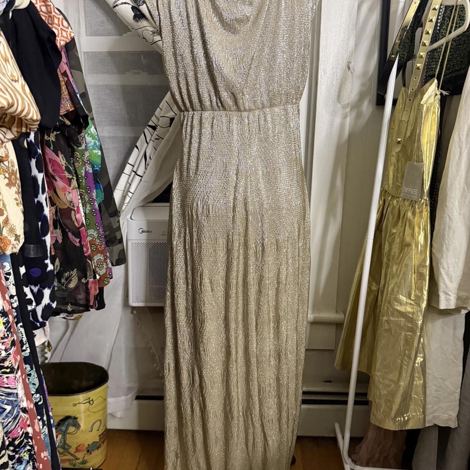 Lauren Ralph Lauren Ralph Lauren Gold Maxi Evening Dress Size 10 Size L / US 10 / IT 46 - 2 Thumbnail