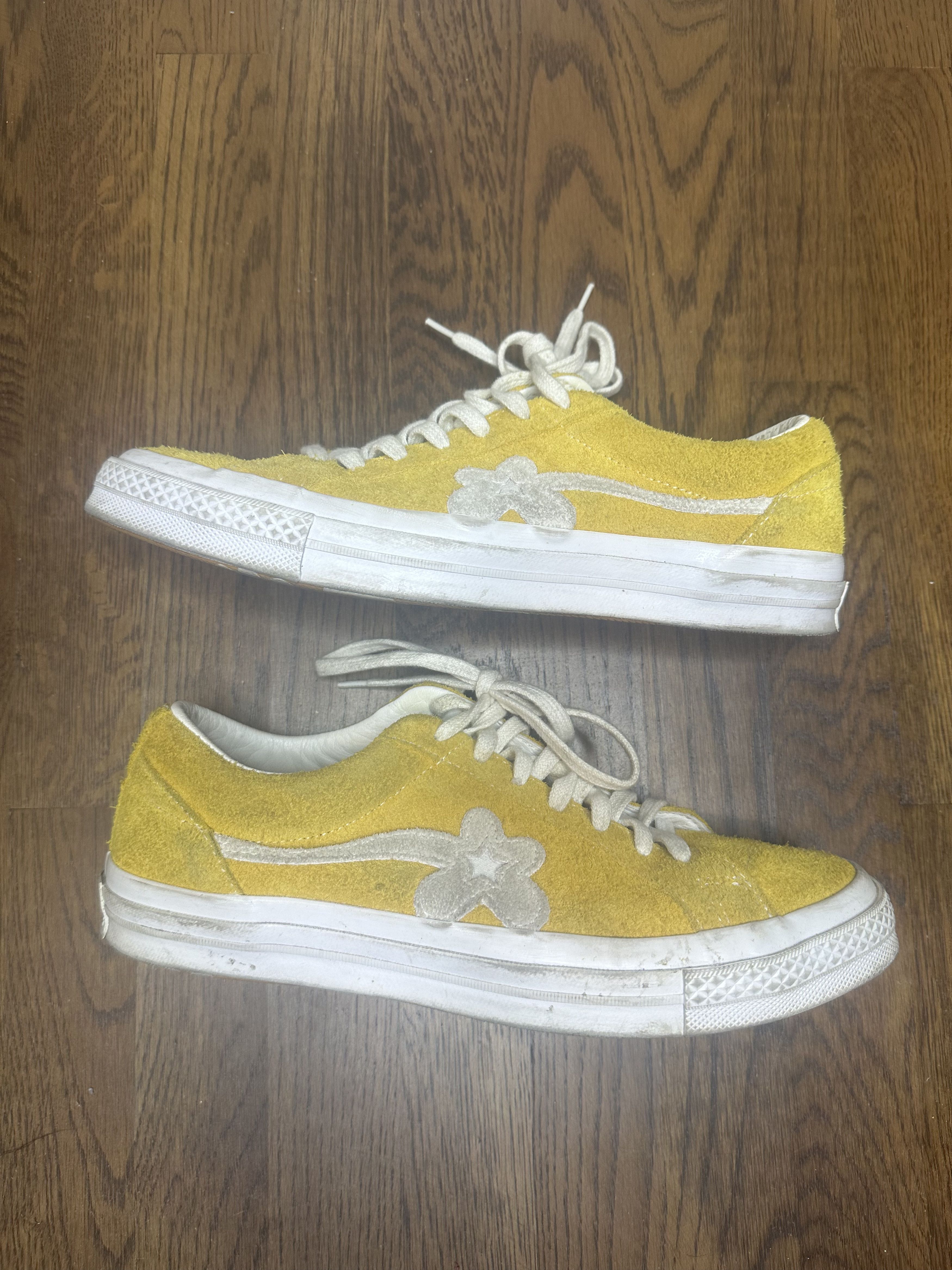 Converse one star yellow golf best sale