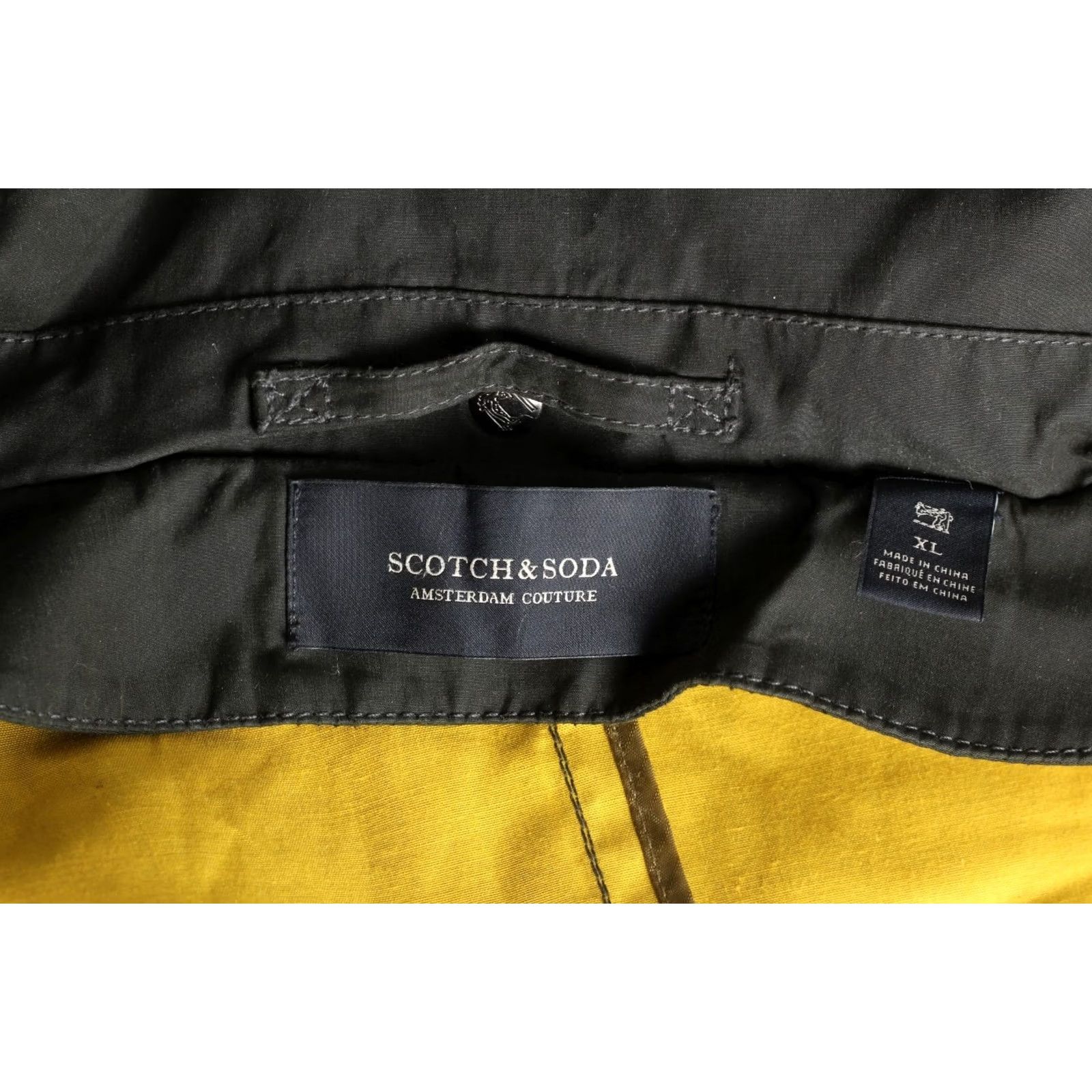 Scotch & Soda SCOTCH & SODA Jacket Men XL Hooded Mid Length Parka MJ6312 Size US XL / EU 56 / 4 - 6 Thumbnail