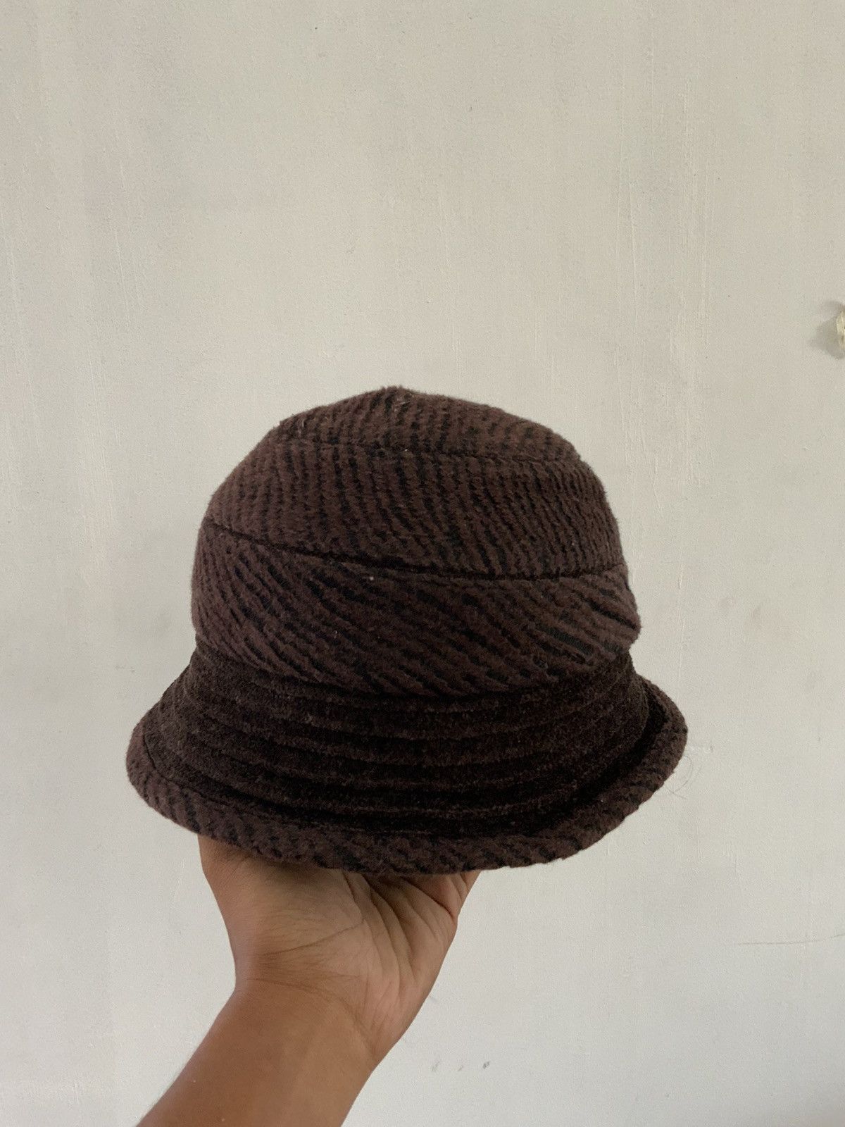 Japanese Brand Vogue Japan Made Corduroi Brown Bucket Hat Size ONE SIZE - 1 Thumbnail