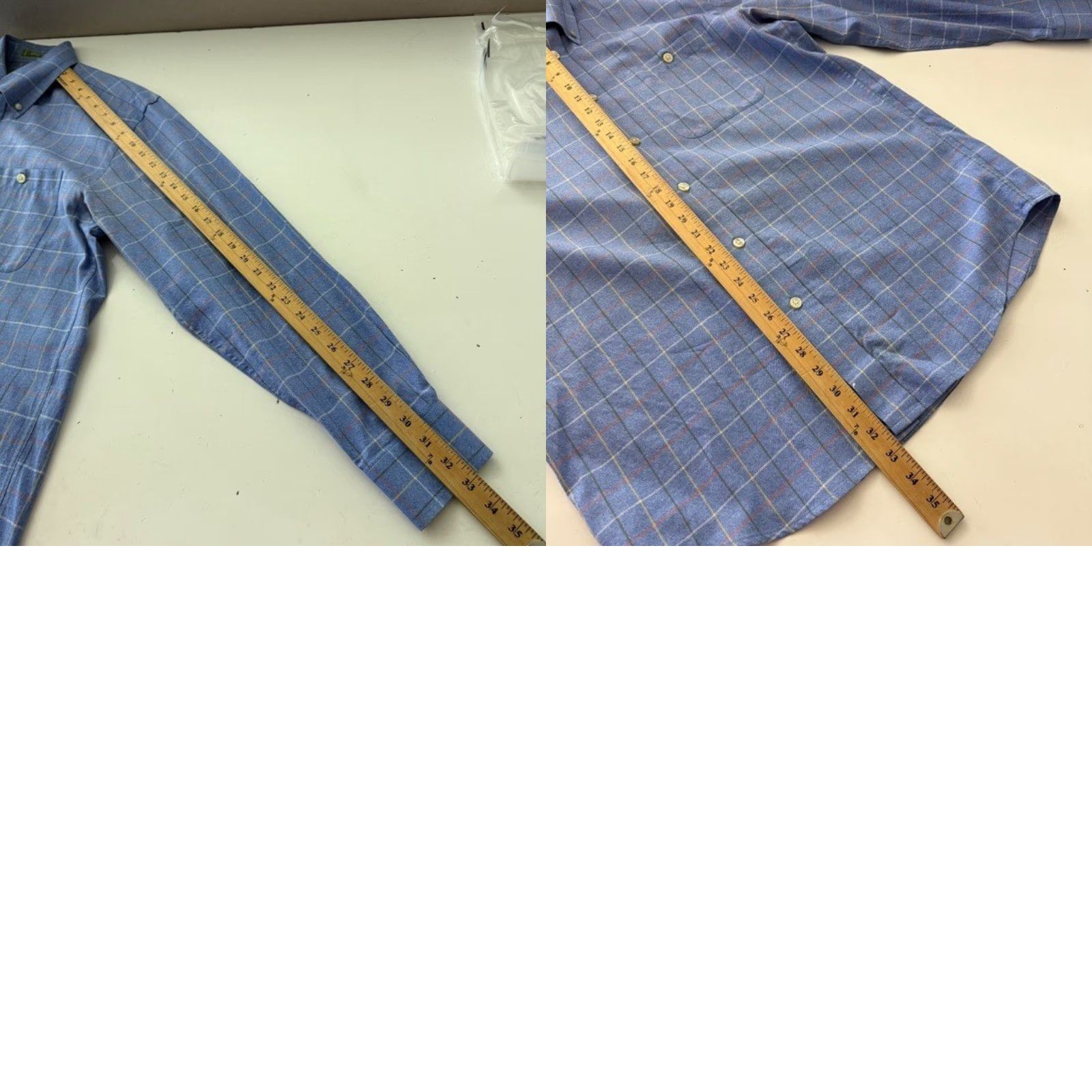 Orvis Orvis Button-Down Shirt Blue Long Sleeve Plaid Chest Pocket Medium STAINED Size US M / EU 48-50 / 2 - 8 Thumbnail