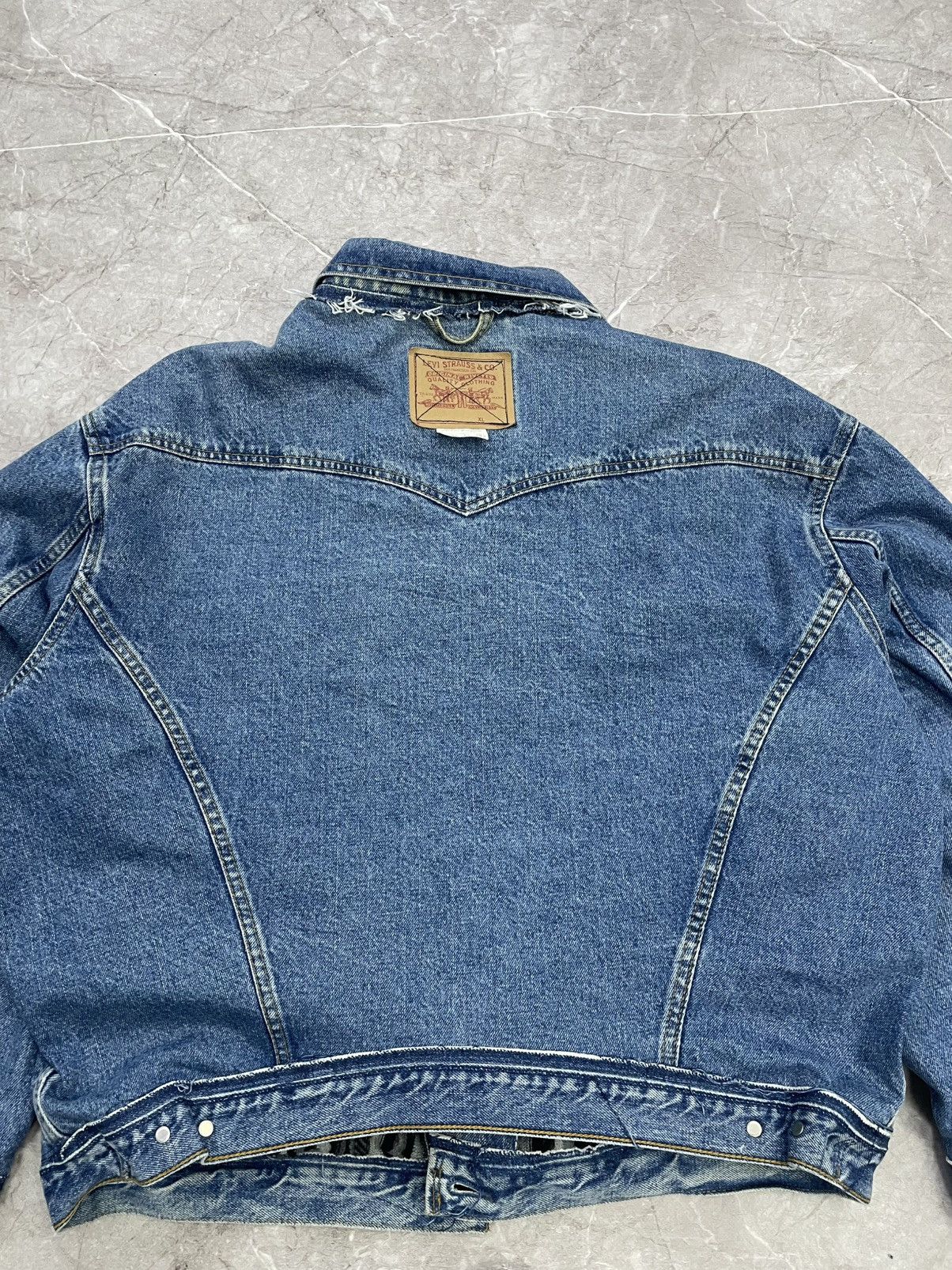 Coogi × Levi's Vintage Clothing RARE LEVIS 1of1 COOGI SWEATER REWORKED REVESIBLE JACKET Size US L / EU 52-54 / 3 - 15 Thumbnail