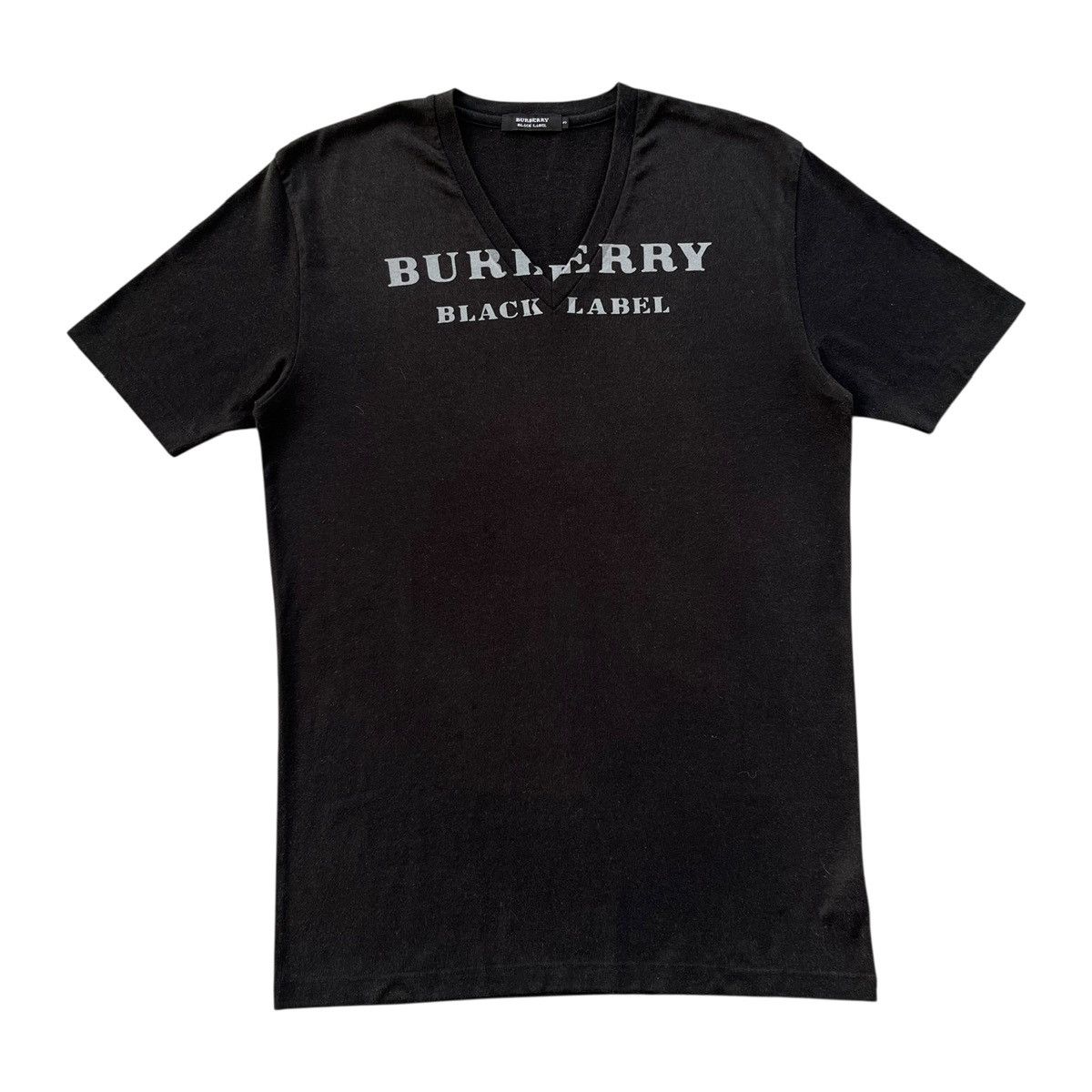 トップス BURBERRY BLACK LABEL Burberry Check Label Cotton Crewneck T-Shirt | Saks Fifth Avenue