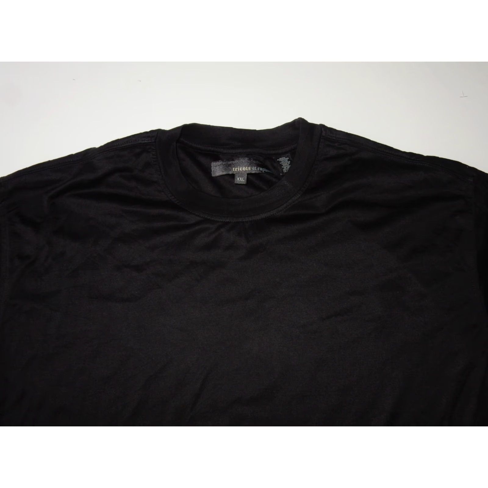 Vintage Tricots St Raphael T-Shirt Men Short Sleeve Cotton Black XXL 2XL Shirt Men Size US XXL / EU 58 / 5 - 4 Thumbnail