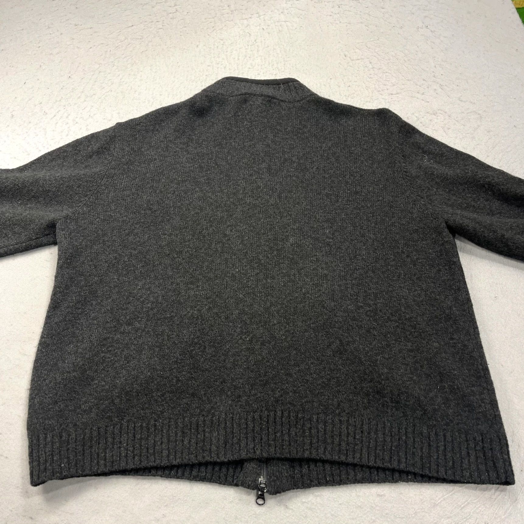 Vintage VINTAGE Woolrich Sweater Mens 2XL Gray Full Zip Mock Neck Pockets Knit Wool Polyester Size US XXL / EU 58 / 5 - 6 Thumbnail
