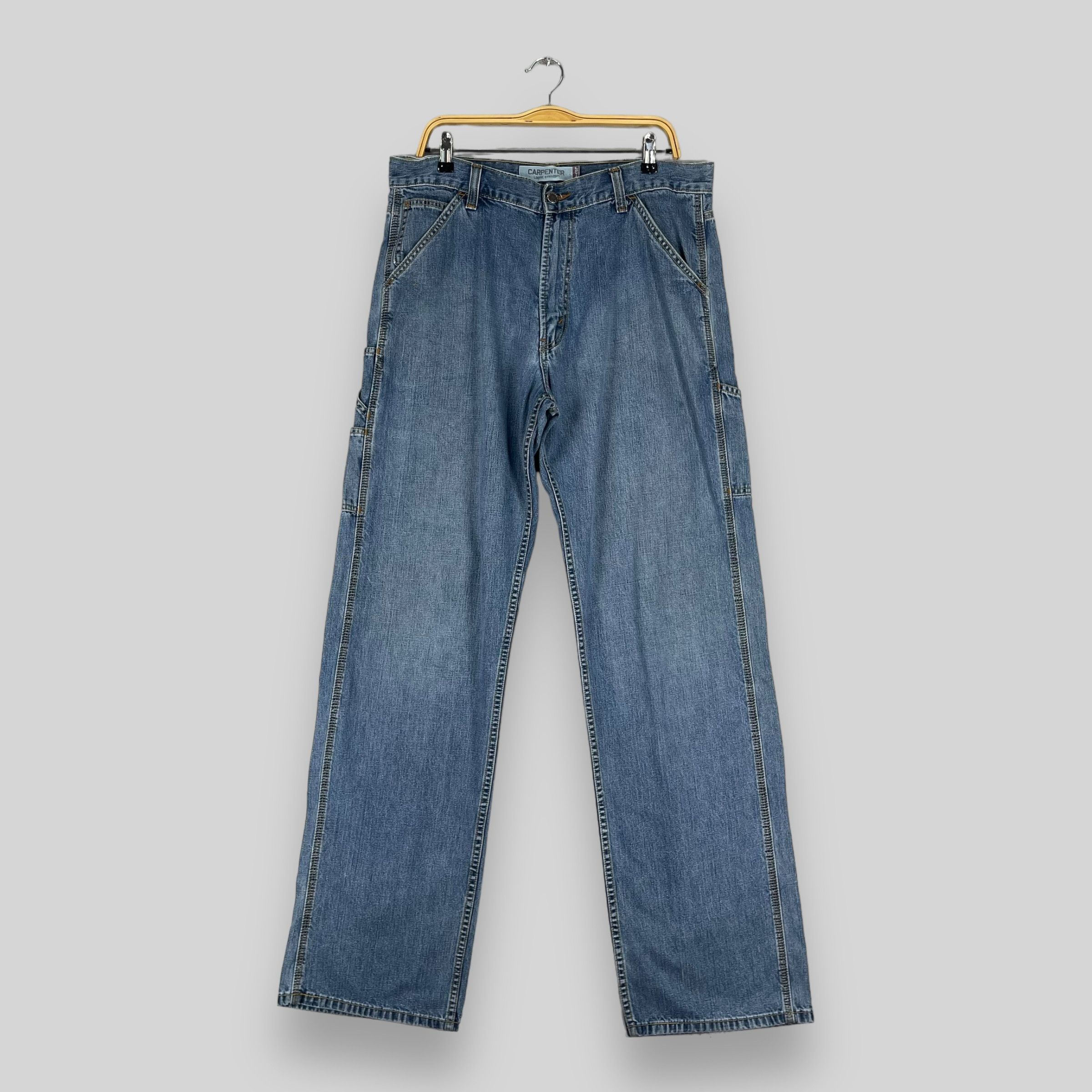 Levi's × Vintage Vintage Distressed Levis Carpenter Multi Pocket Jeans Size US 36 / EU 52 - 1 Thumbnail