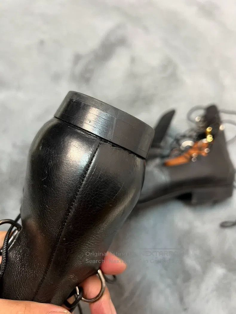 Saint Laurent Paris Saint Laurent Paris Pointed Toe Leather Boots Size US 11 / EU 44 - 5 Thumbnail