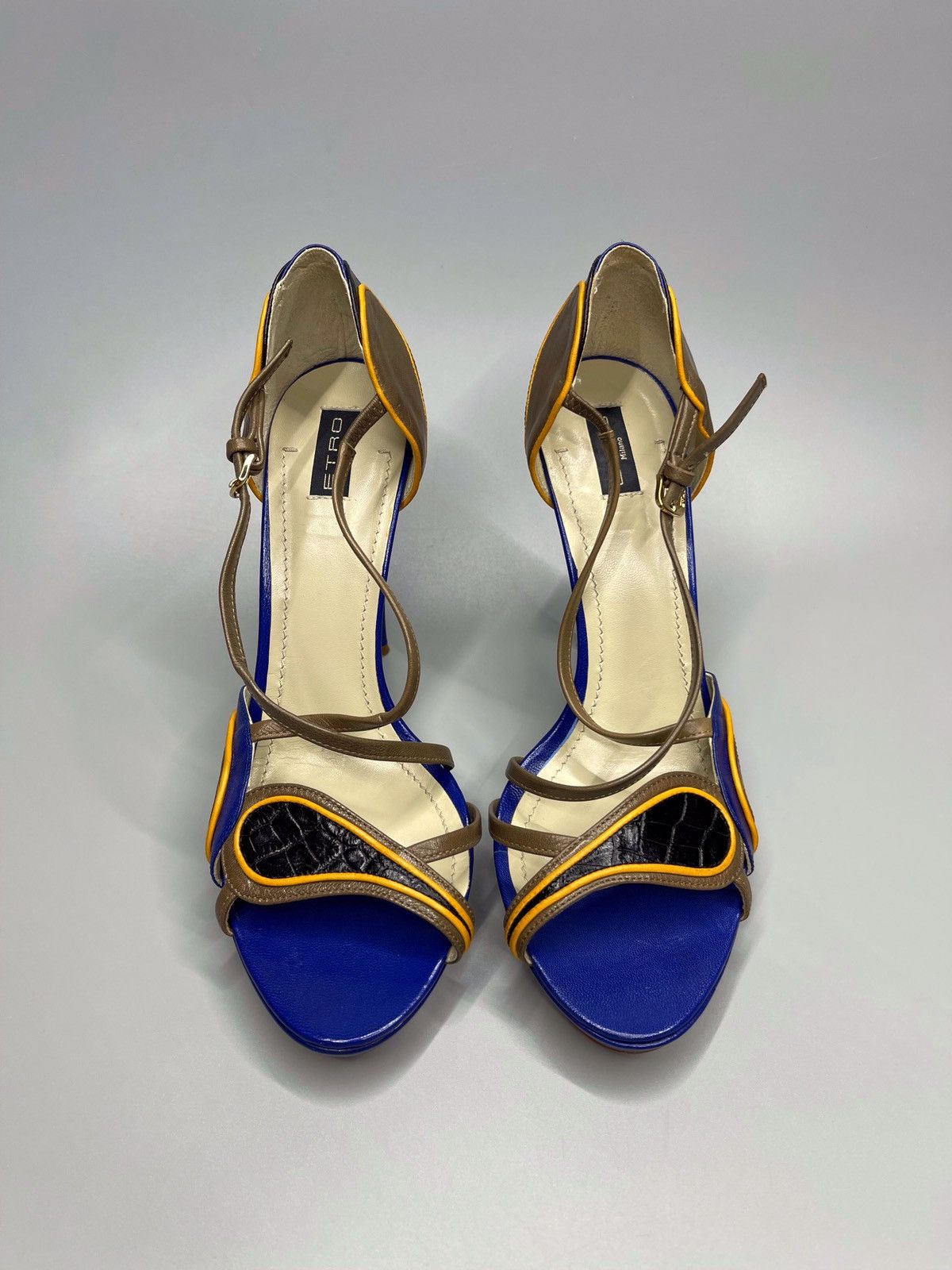 Designer × Etro Etro Leather Heels Size US 9 / IT 39 - 3 Thumbnail