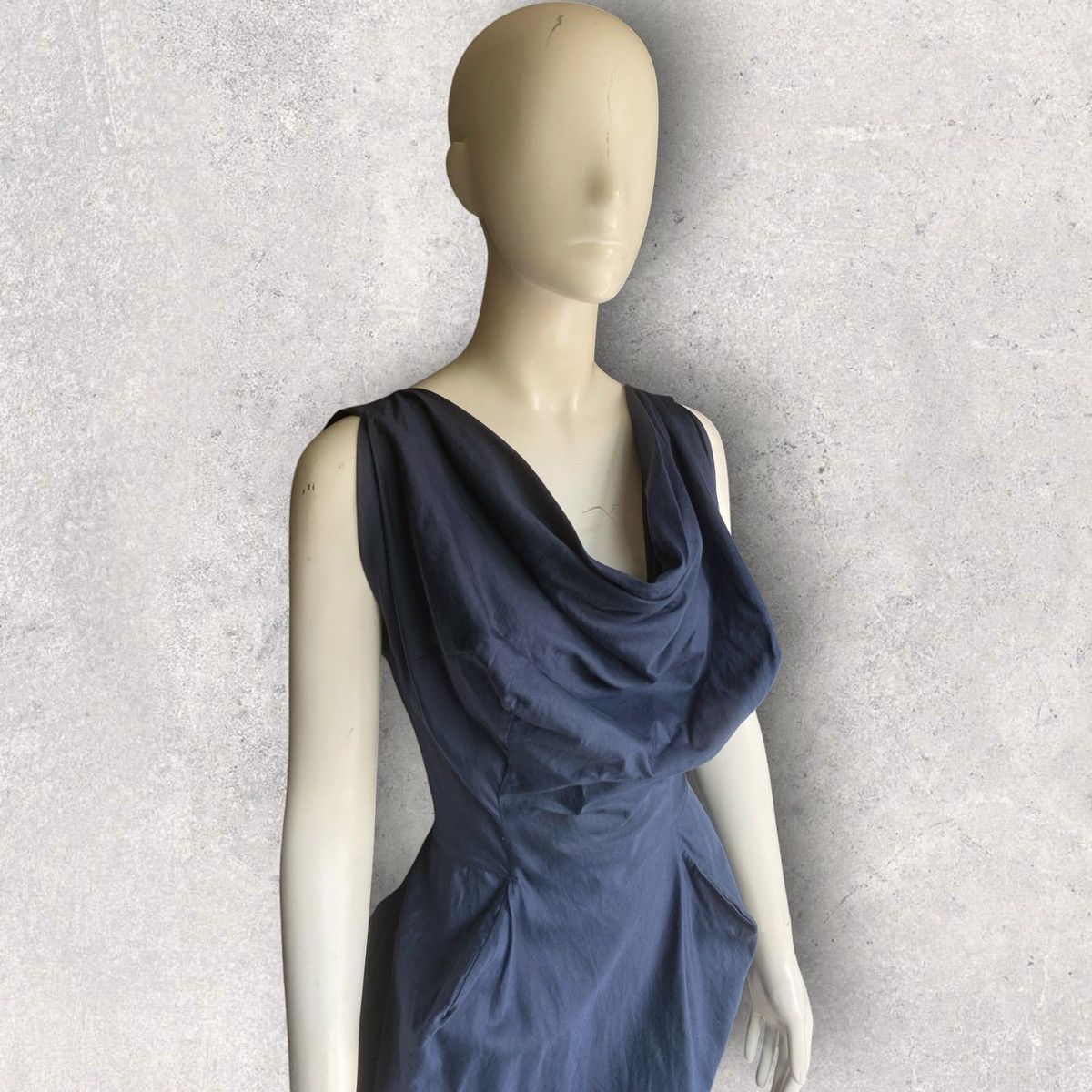 Vivienne Westwood 2010 Vivienne westwood Cowl Neck Dress Size M / US 6-8 / IT 42-44 - 2 Thumbnail