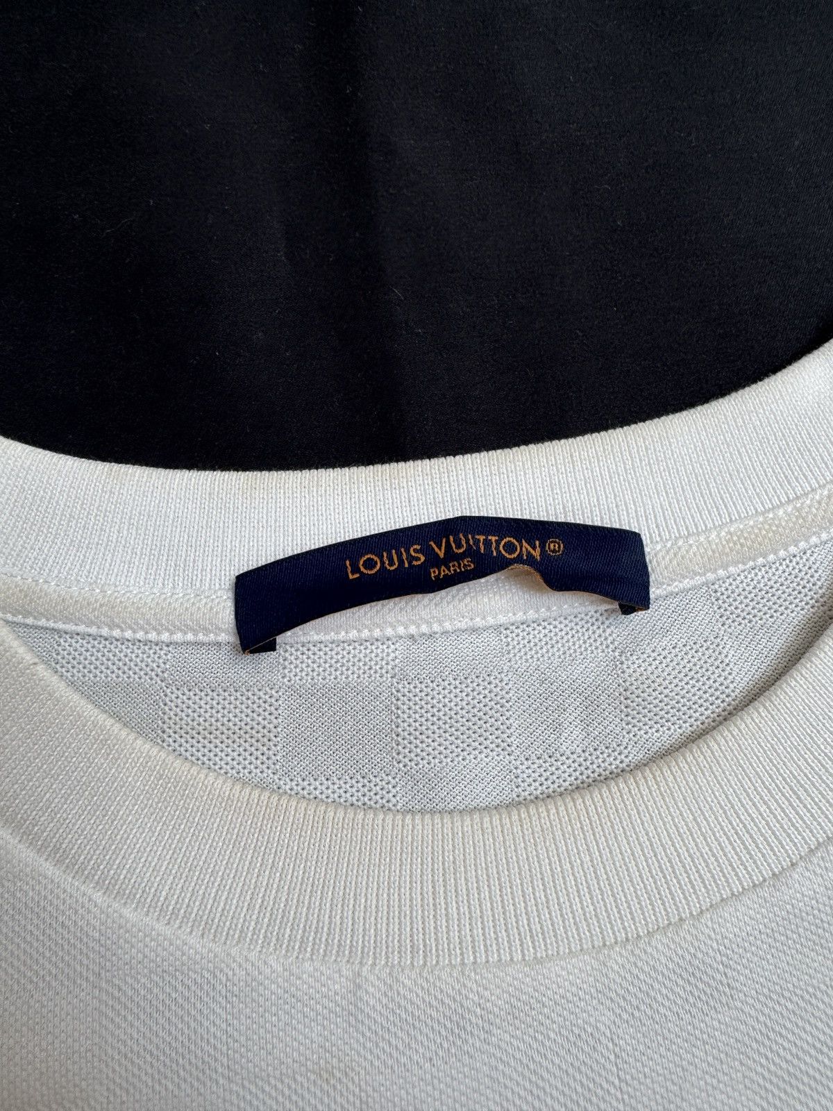 Louis Vuitton Louis Vuitton White Damier Tee Size US S / EU 44-46 / 1 - 3 Thumbnail