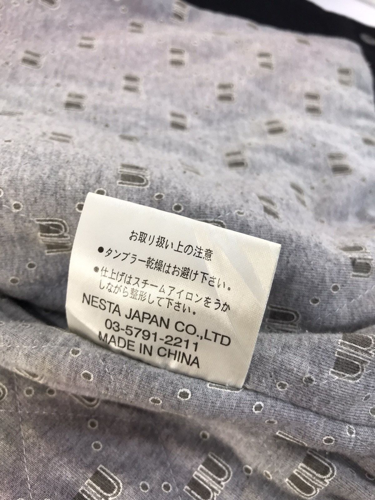 Japanese Brand × Vintage Vintage Nesta Brand Varsity Jacket Big Logo (N) Snap Button Size US XL / EU 56 / 4 - 13 Thumbnail