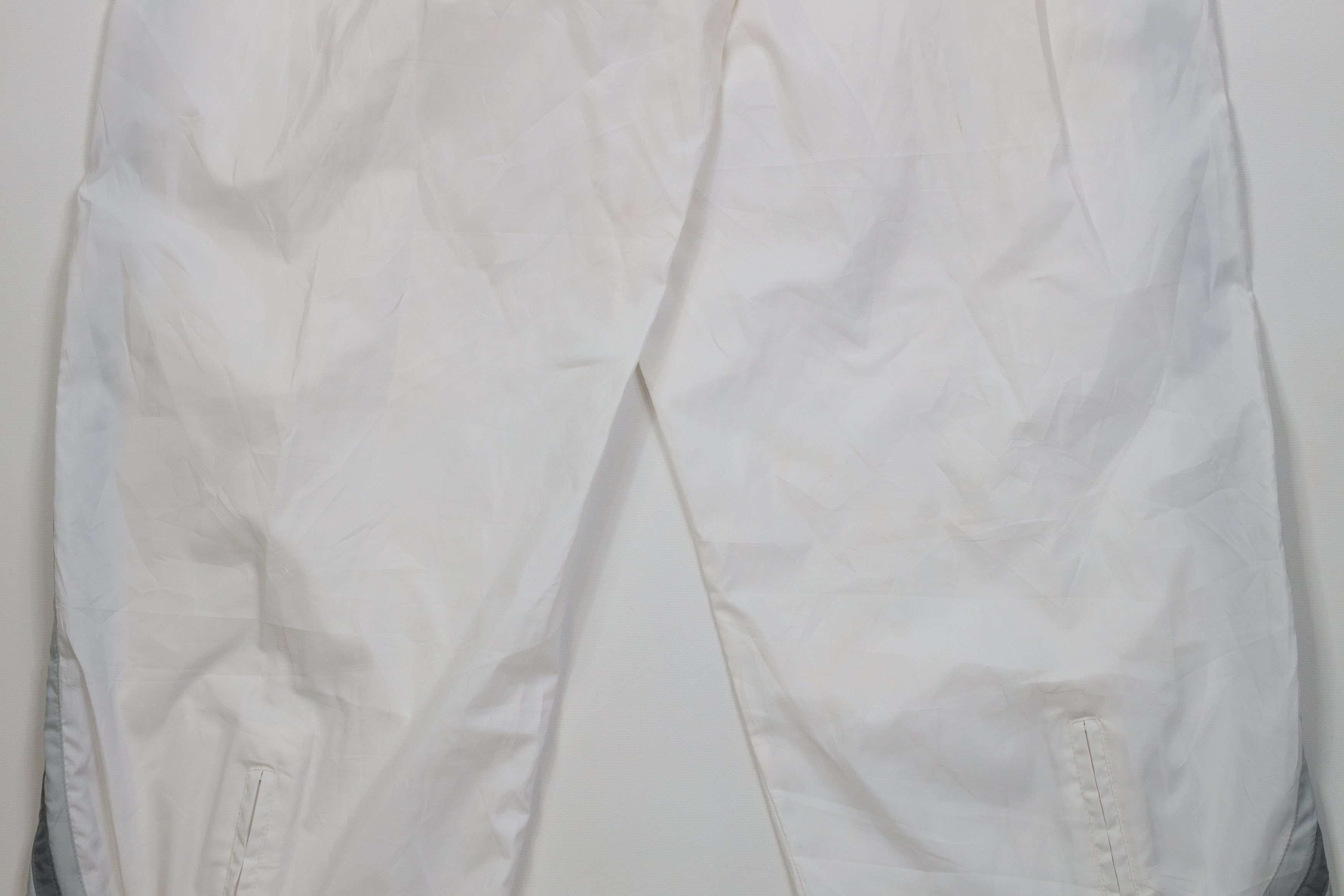 Nike Vintage Y2K Nike Swoosh Wide Leg Windbreaker Pants White Size US 36 / EU 52 - 13 Thumbnail