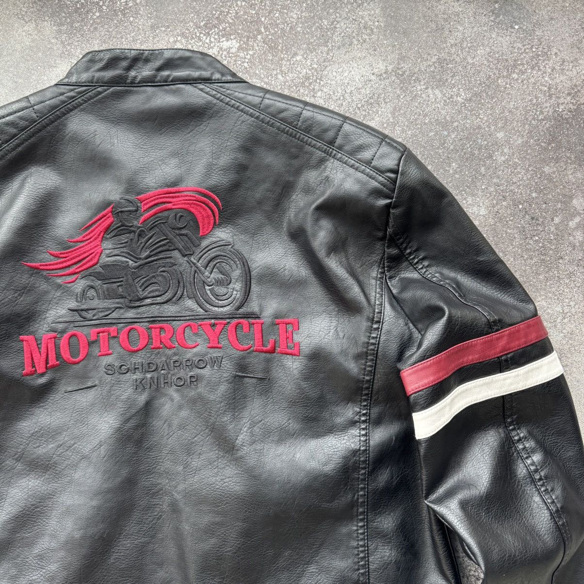 Hysteric Glamour Moto Racing Vintage Y2K Faux Leather Jacket Size US M / EU 48-50 / 2 - 16 Thumbnail