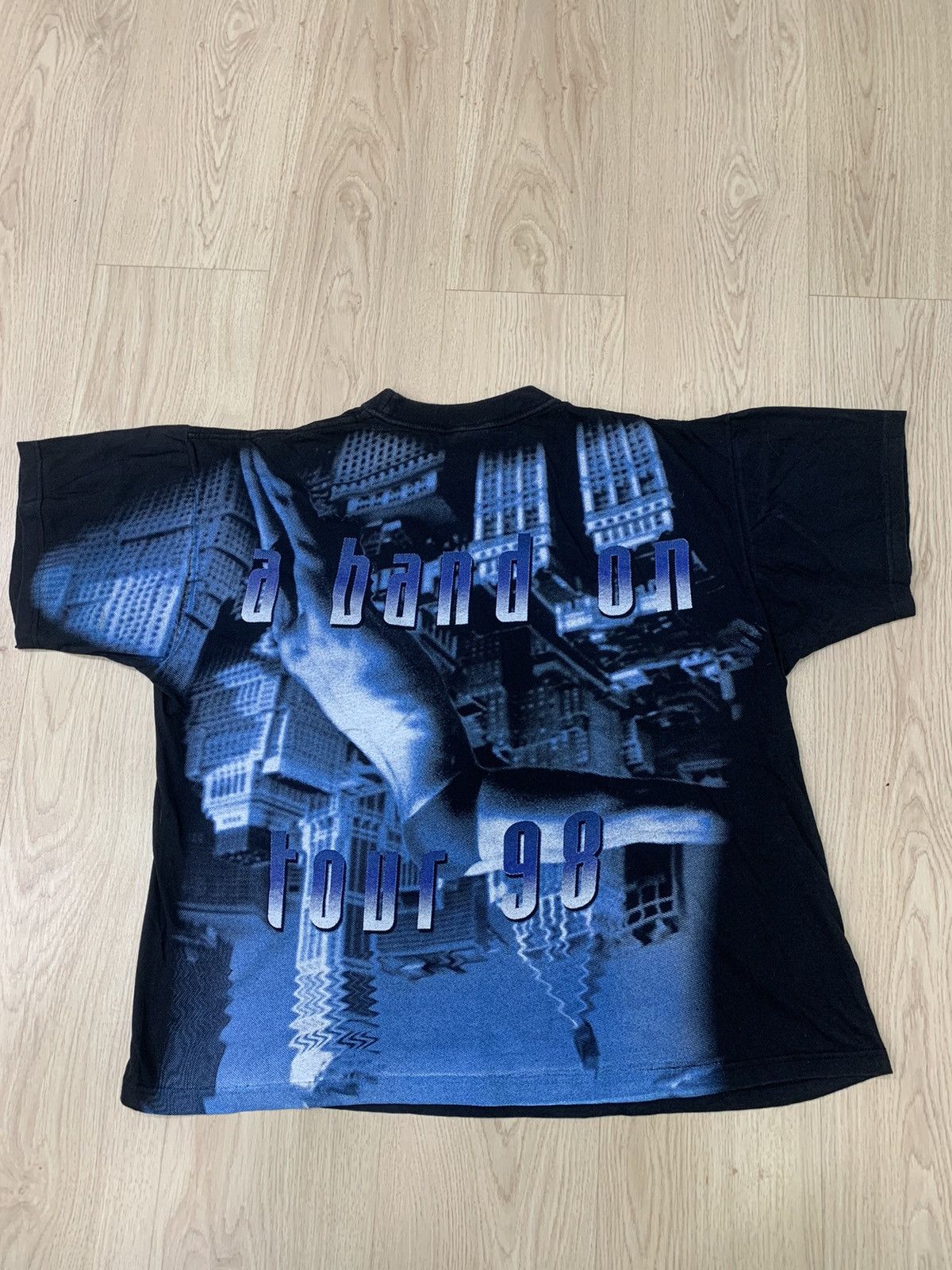 Band Tees × Vintage Vtg AOP DEEP PURPLE TOUR 90s NIRVANA AKIRA GNR METALLICA Size US XL / EU 56 / 4 - 5 Thumbnail