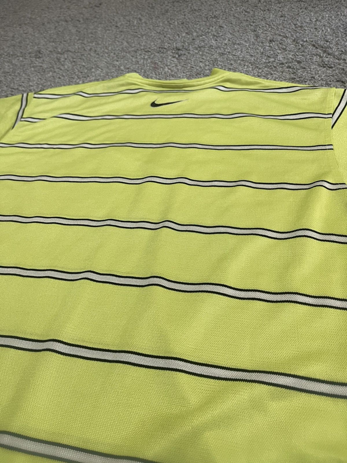 Nike × Vintage 90s NIKE VINTAGE NEON Y2K OVERSIZED DRILL BIG CENTER SWOOSH Size US L / EU 52-54 / 3 - 14 Thumbnail