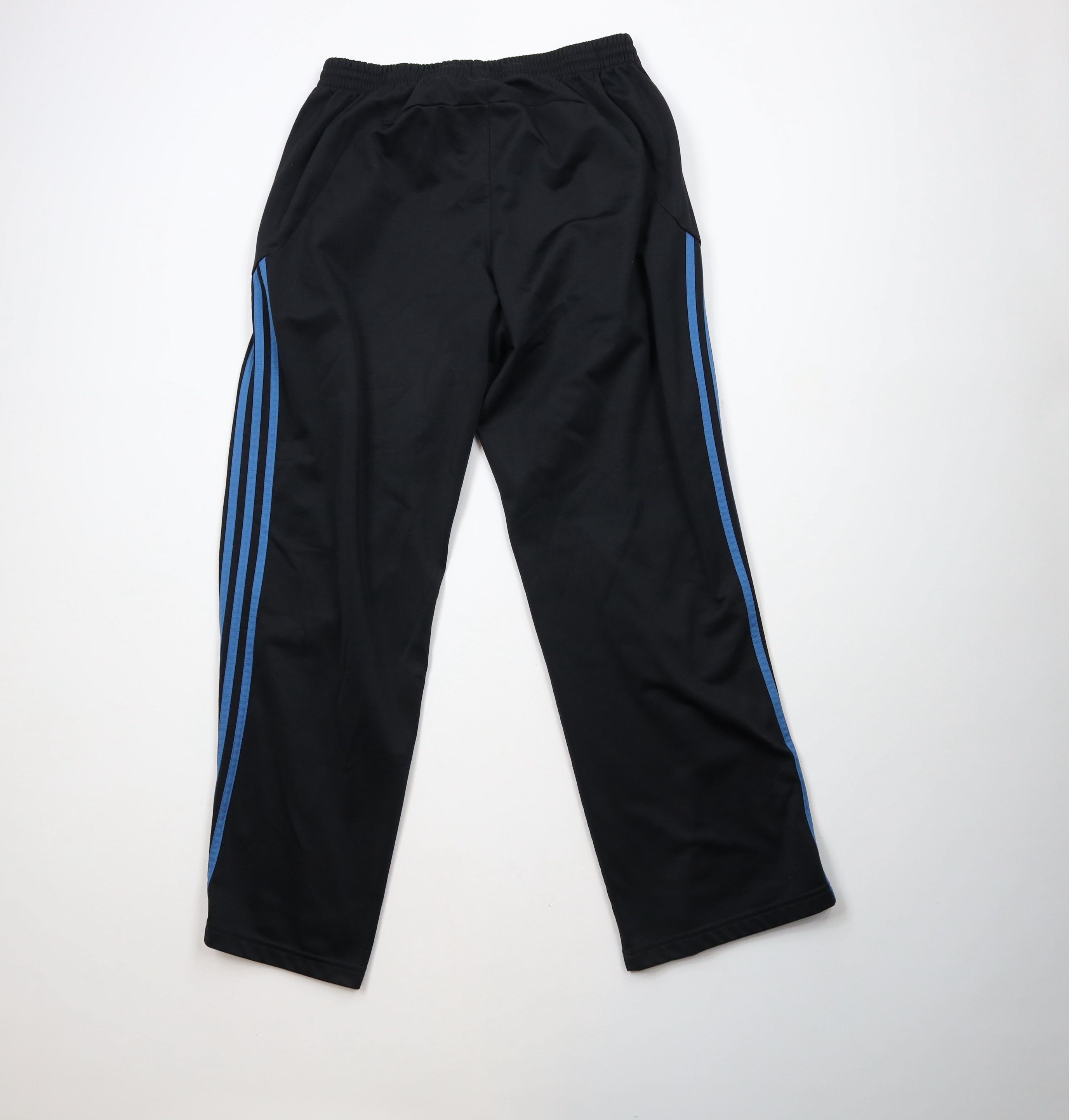 Adidas × Vintage Vintage Y2K Adidas Striped Wide Leg Sweatpants Pants Black Size US 36 / EU 52 - 8 Thumbnail