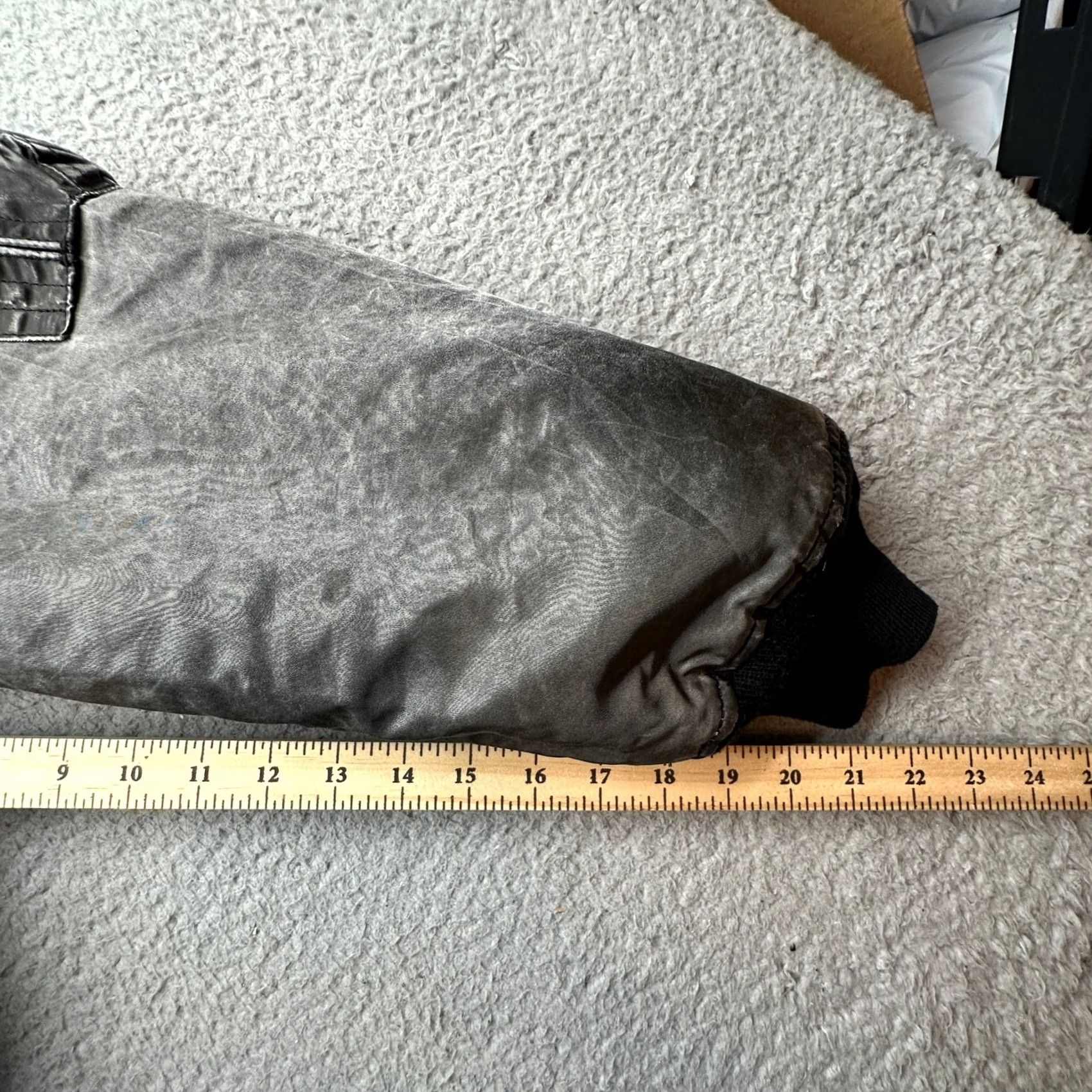 Alpha Industries Alpha Industries CWU 45/P Bomber Jacket Mens Medium Gray MA-1 Flight Insulated Size US M / EU 48-50 / 2 - 6 Thumbnail