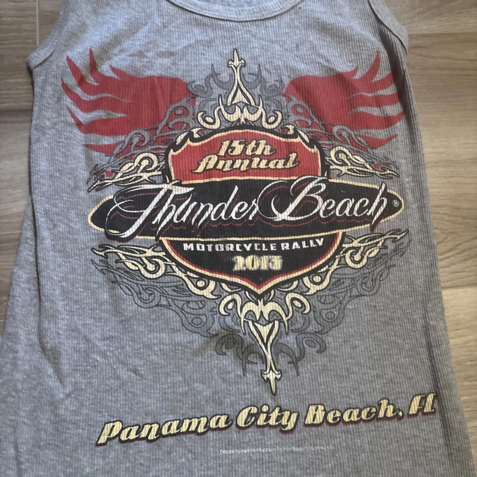 Jun Takahashi Thunder Beach Rally Panama City Florida 2013 Tank Top Small Size US S / EU 44-46 / 1 - 2 Thumbnail