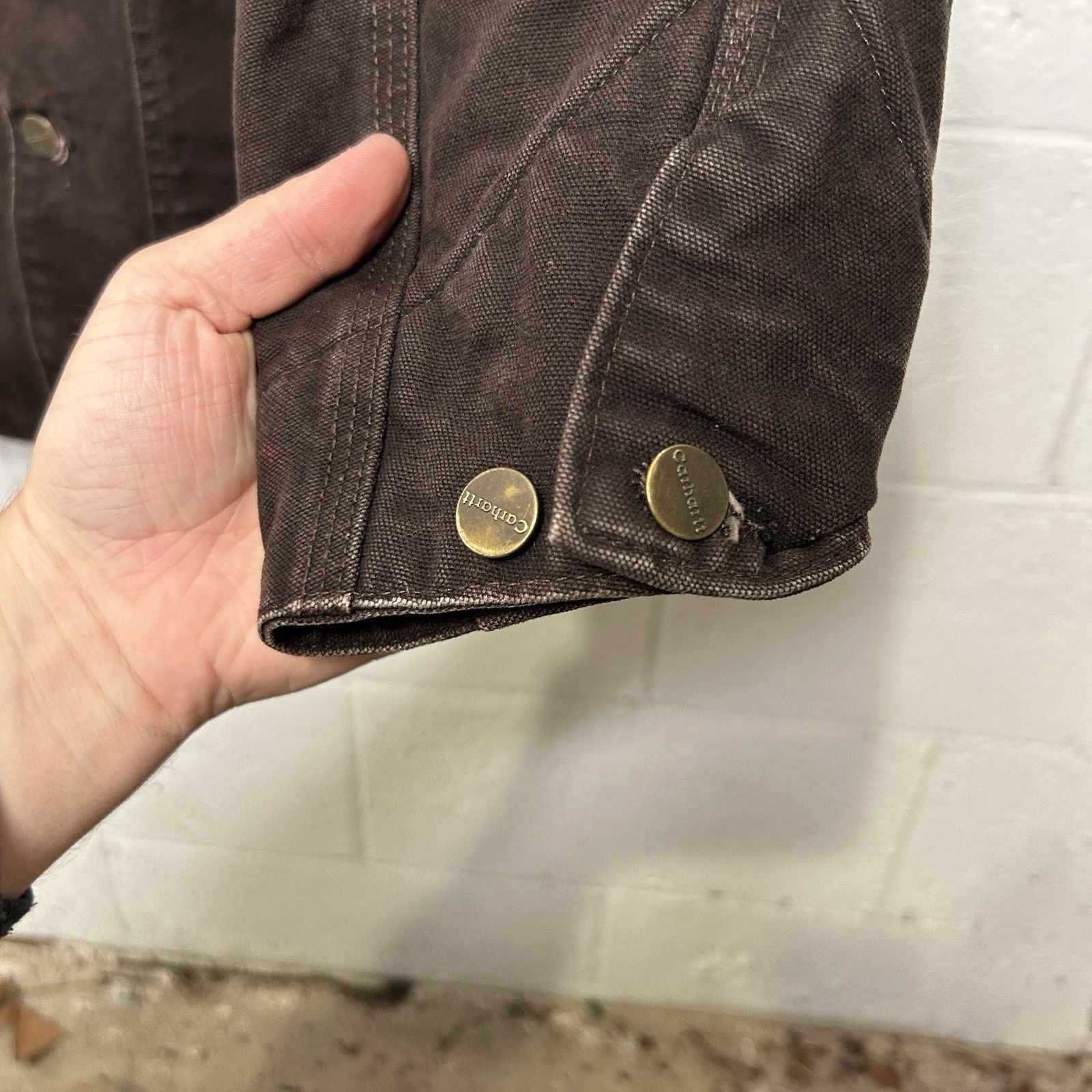 Carhartt Vintage Carhartt Blanket-Lined Chore Coat “Dark Brown” C02 Size US L / EU 52-54 / 3 - 6 Thumbnail