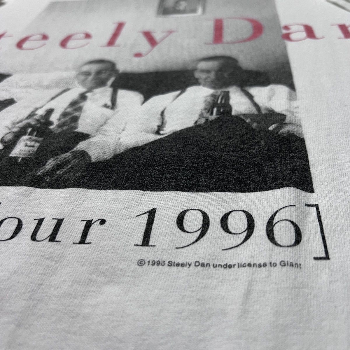 Band Tees Vintage 90s 1996 STEELY DAN Tour Promo Tee XL Giant Size US XL / EU 56 / 4 - 6 Thumbnail
