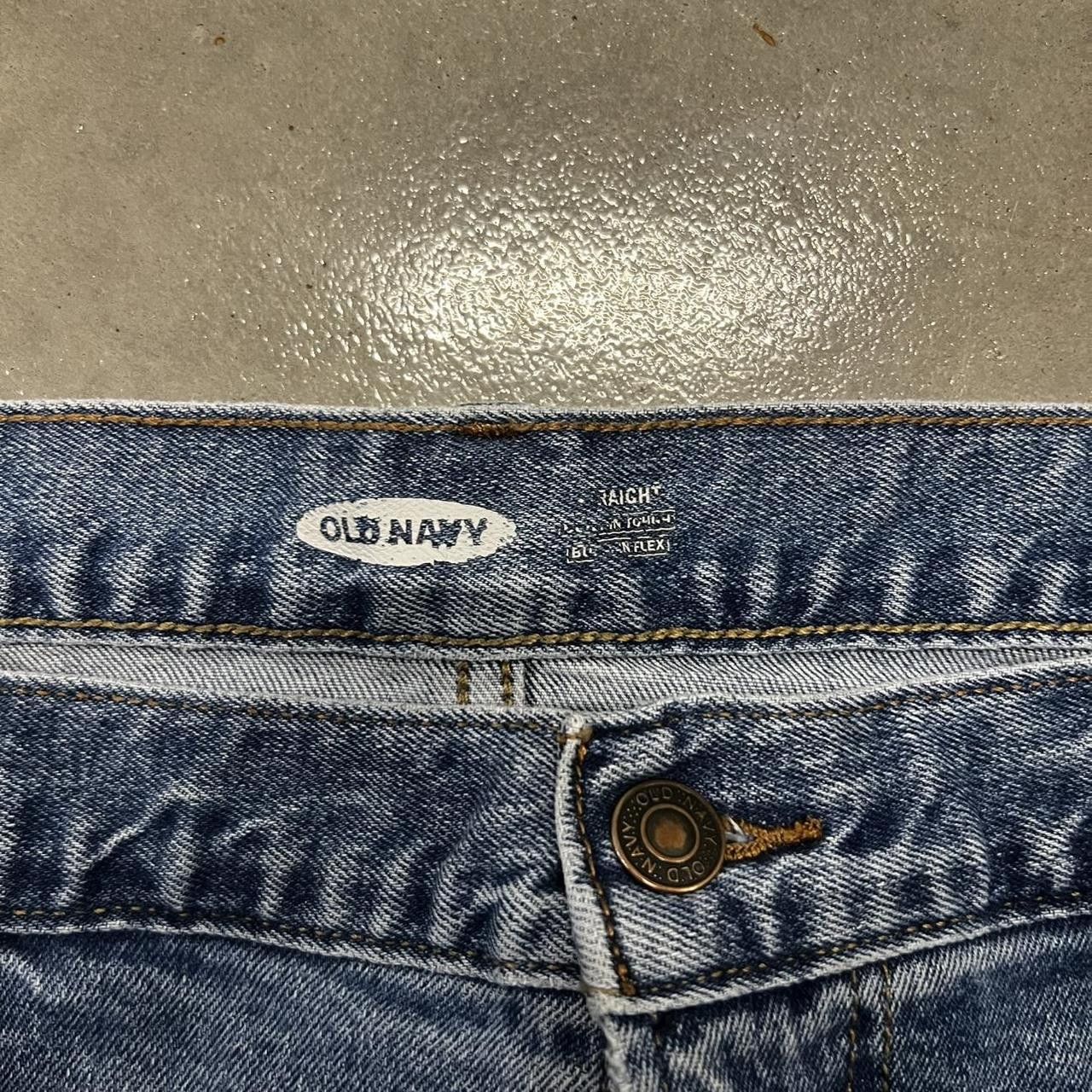 Japanese Brand × Vintage Vintage Y2K/2000s Straight Leg Medium wash denim jeans ! Size US 40 / EU 56 - 7 Thumbnail
