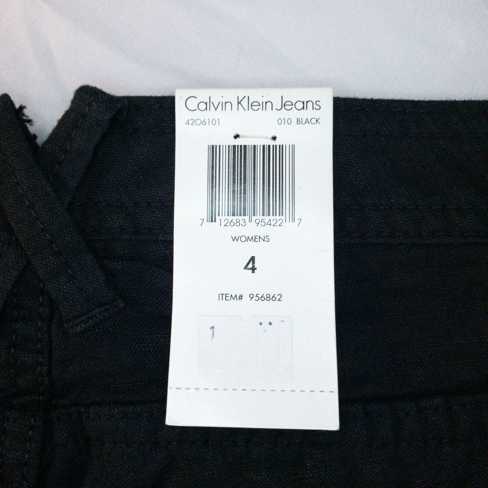 Calvin Klein Calvin Klein Black Solid Shorts Womens 4 Small Size 27" / US 4 / IT 40 - 12 Thumbnail