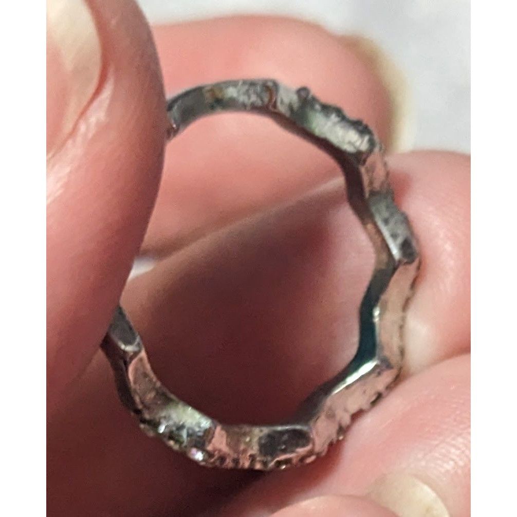 Other Silver Tone Rhinestone Zigzag Fashion Ring Size 6 1/2 Size ONE SIZE - 14 Thumbnail