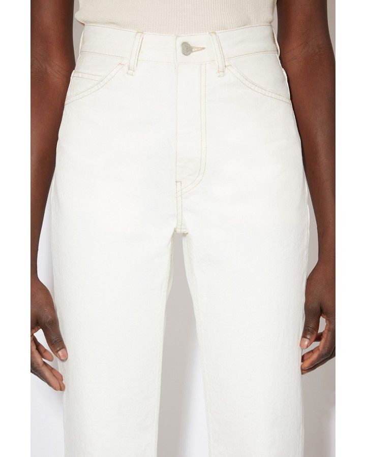 Acne Studios o1y0725 Denim Pant in White Size 29" - 5 Thumbnail