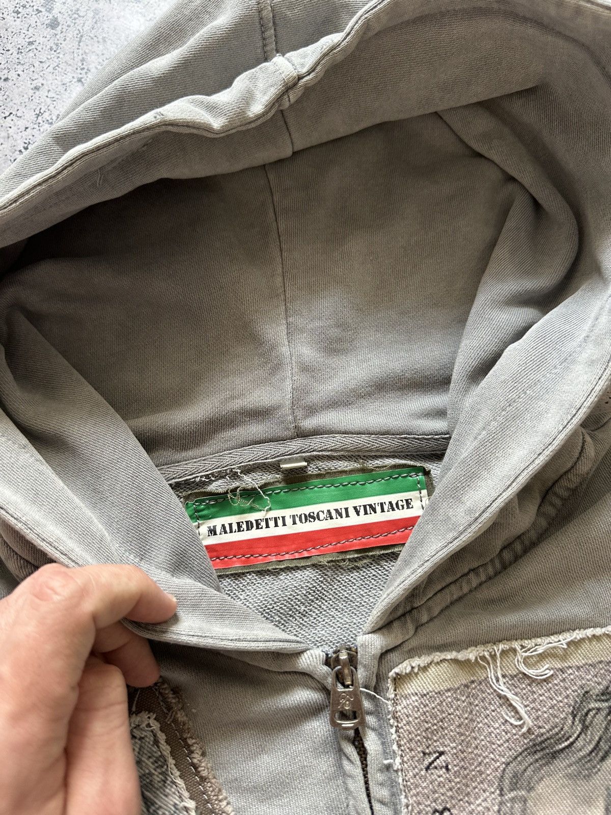 Vintage Money Murder Zip Up Hoodie Maledetti Toscani Vintage Y2K Size US L / EU 52-54 / 3 - 4 Thumbnail