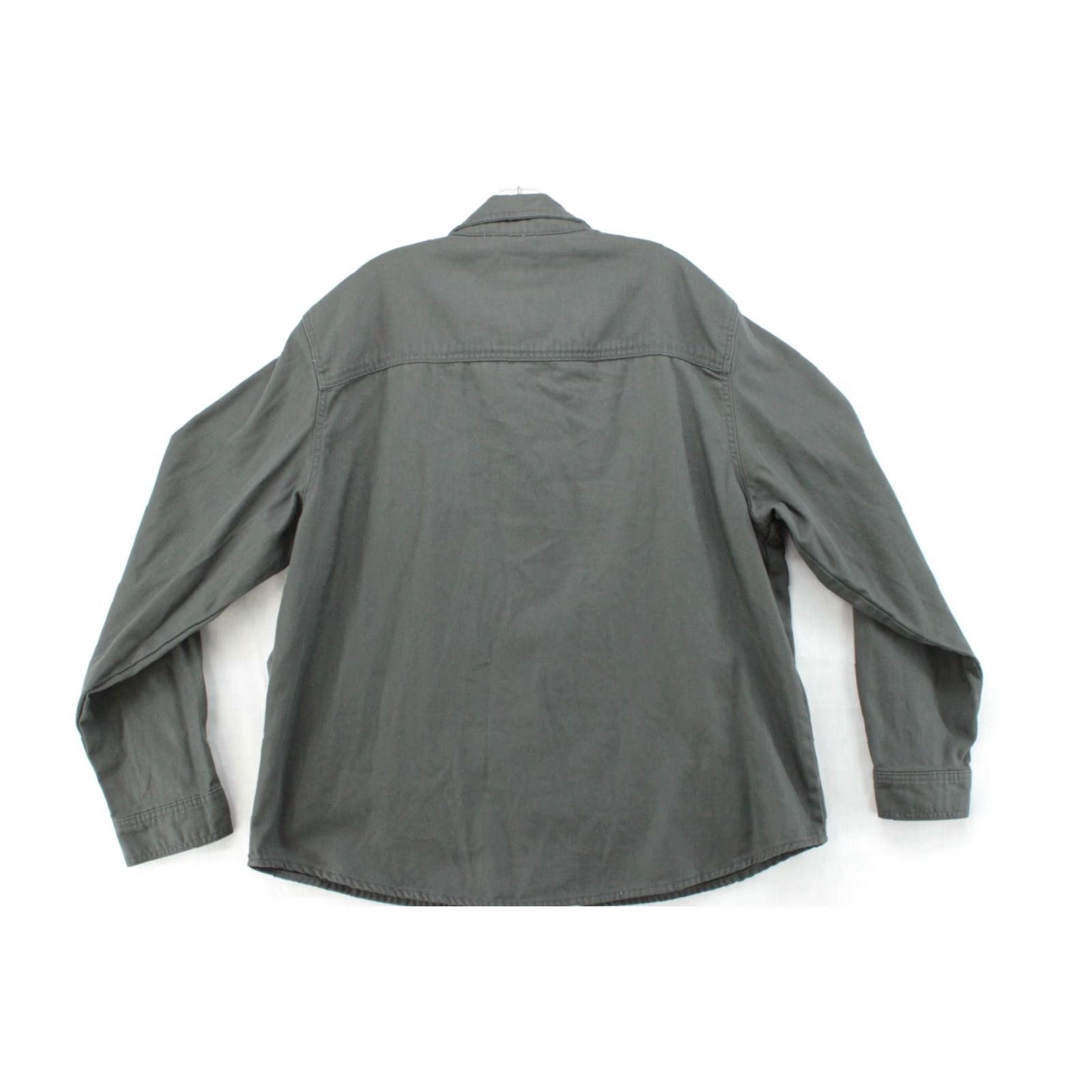 Lucky Brand Lucky Brand Shirt Men’s XL Dark Gray Heavyweight Button-Front Woven LS Casual Business Workwear Modern Size US XL / EU 56 / 4 - 7 Thumbnail