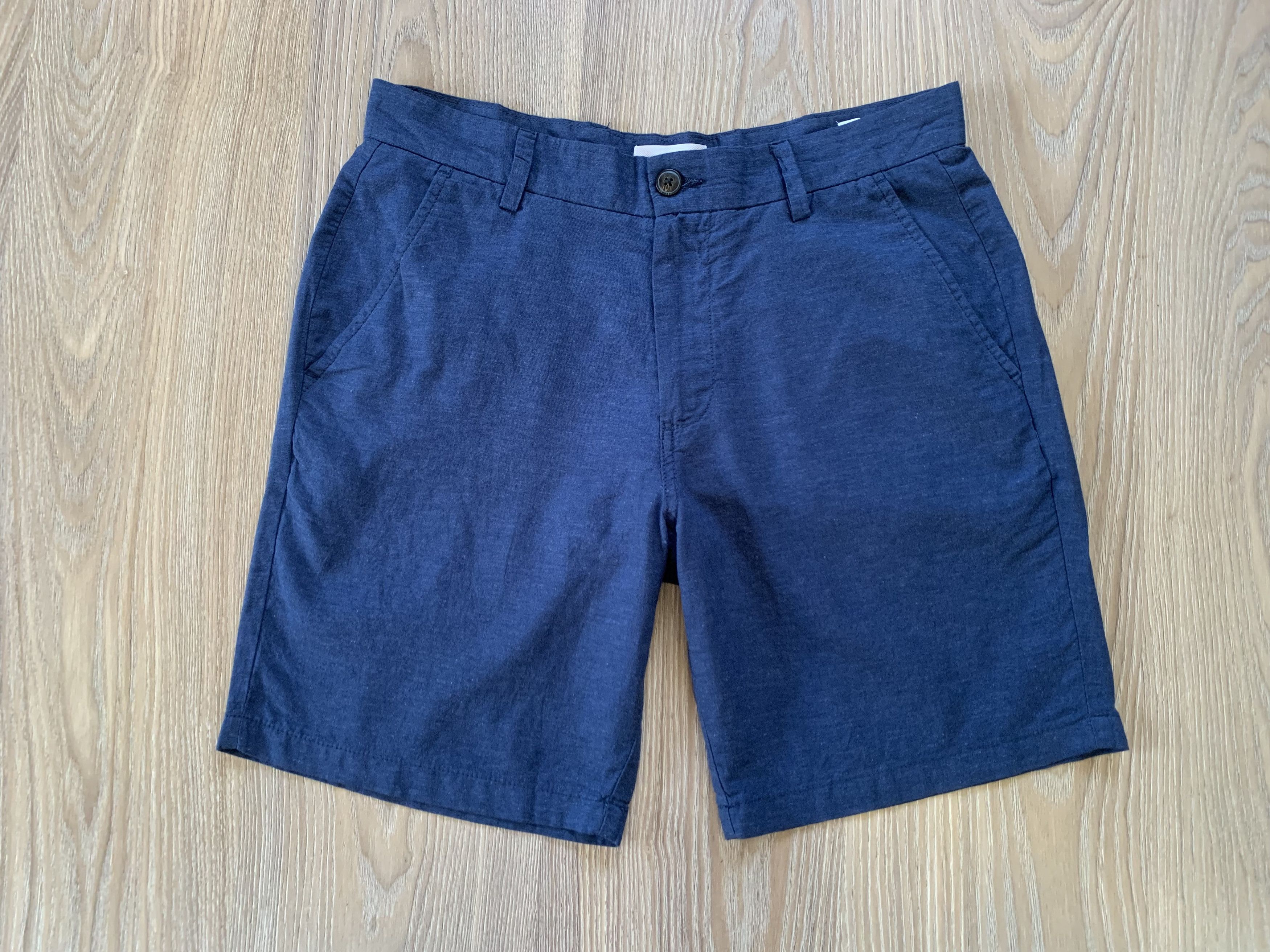 Jack & Jones Jack & Jones Mens Cotton Blue Summer Shorts Size US 32 / EU 48 - 2 Thumbnail