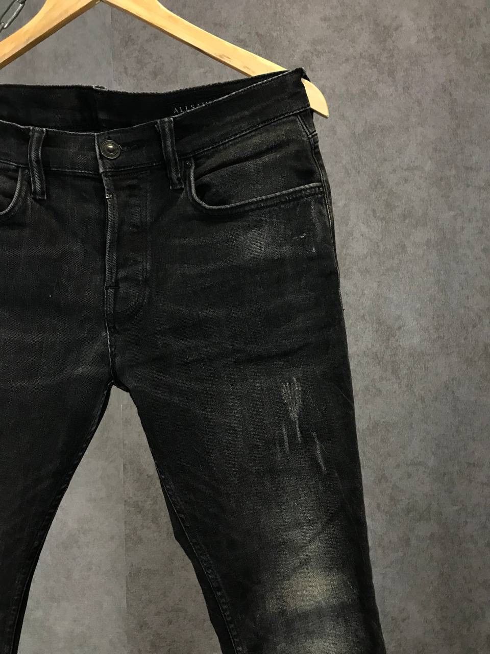 Allsaints Allsaints cigarette designer distressed denim jeans Size US 30 / EU 46 - 2 Thumbnail