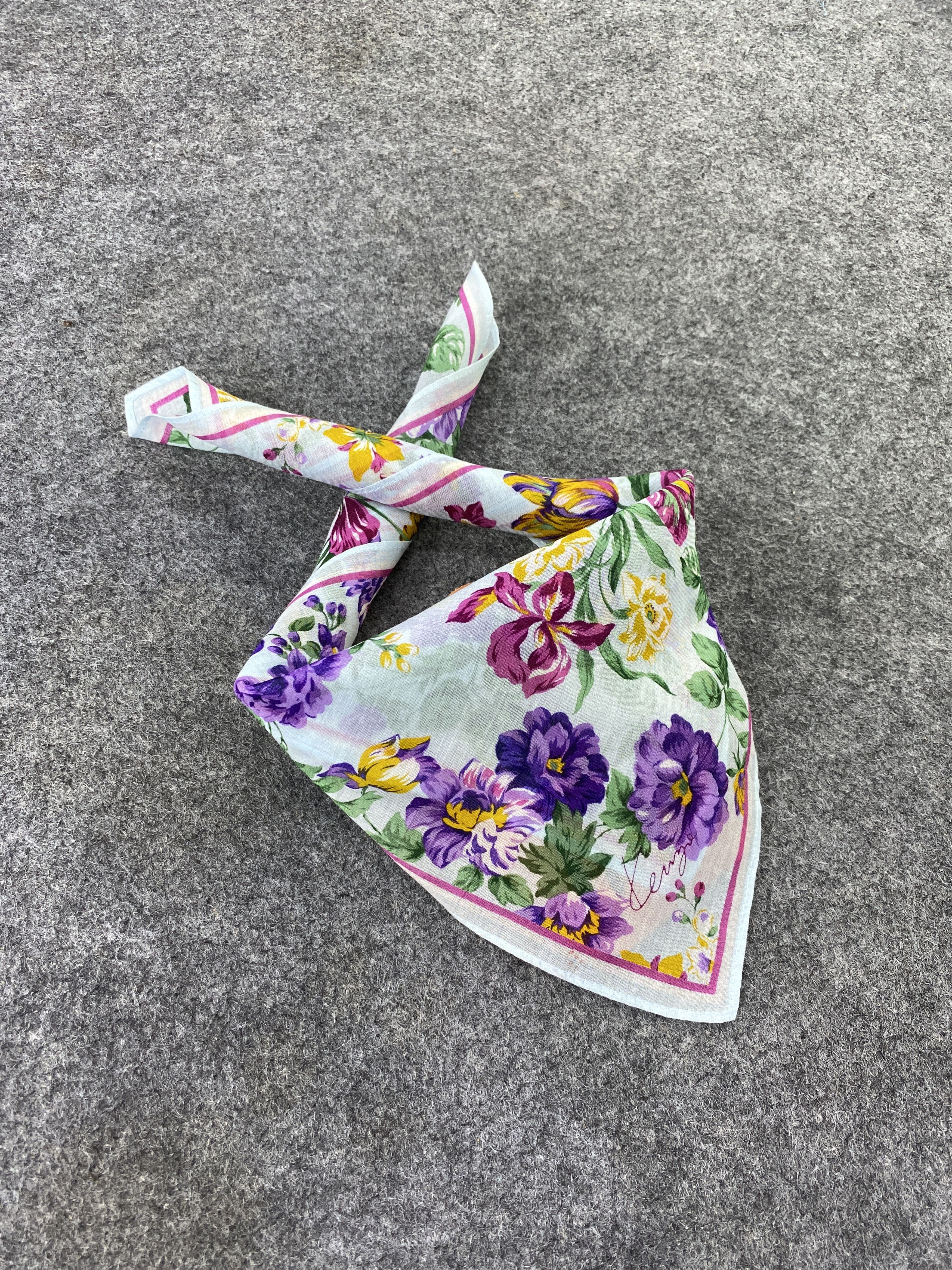 Kenzo Kenzo Handkerchief / Bandana / Neckerchief / Headscarf-B406 Size ONE SIZE - 1 Thumbnail