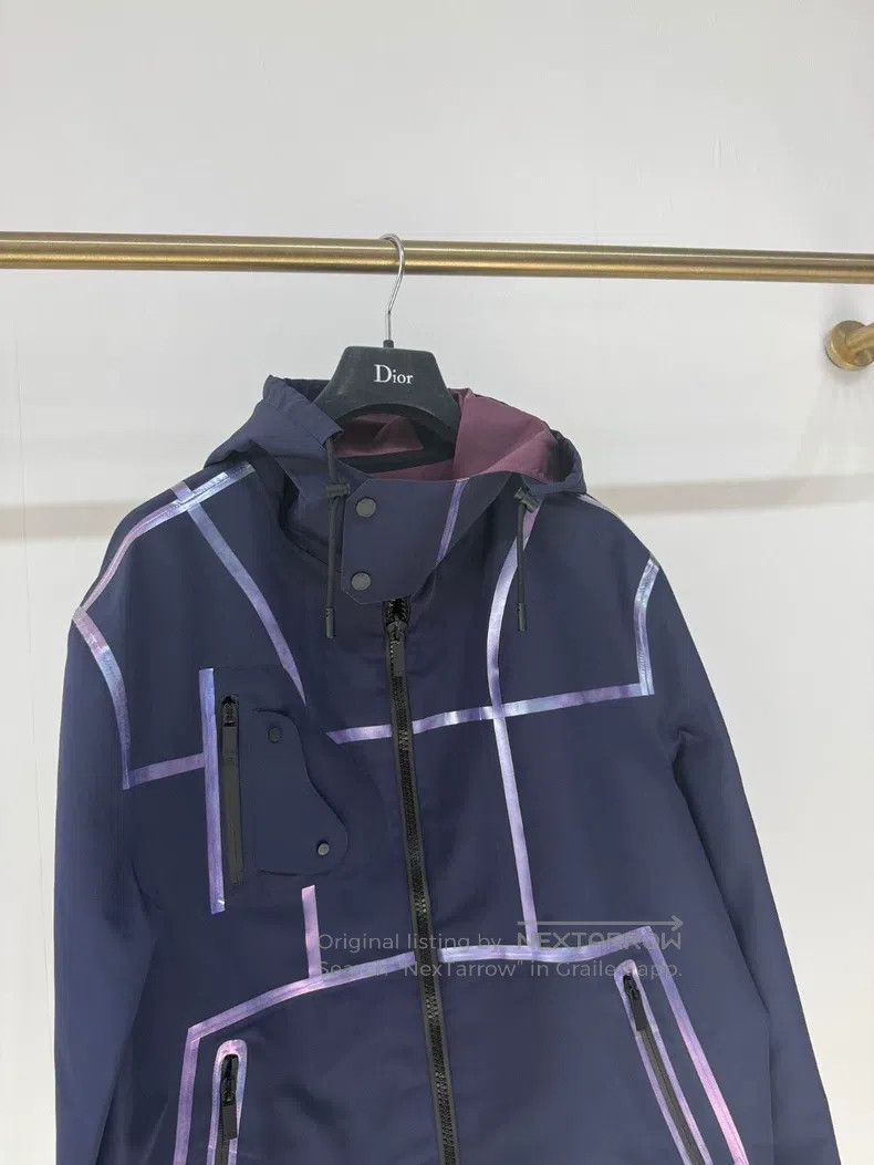 Dior Dior Purple reflective stripe zipper windbreaker jacket Size US S / EU 44-46 / 1 - 2 Thumbnail
