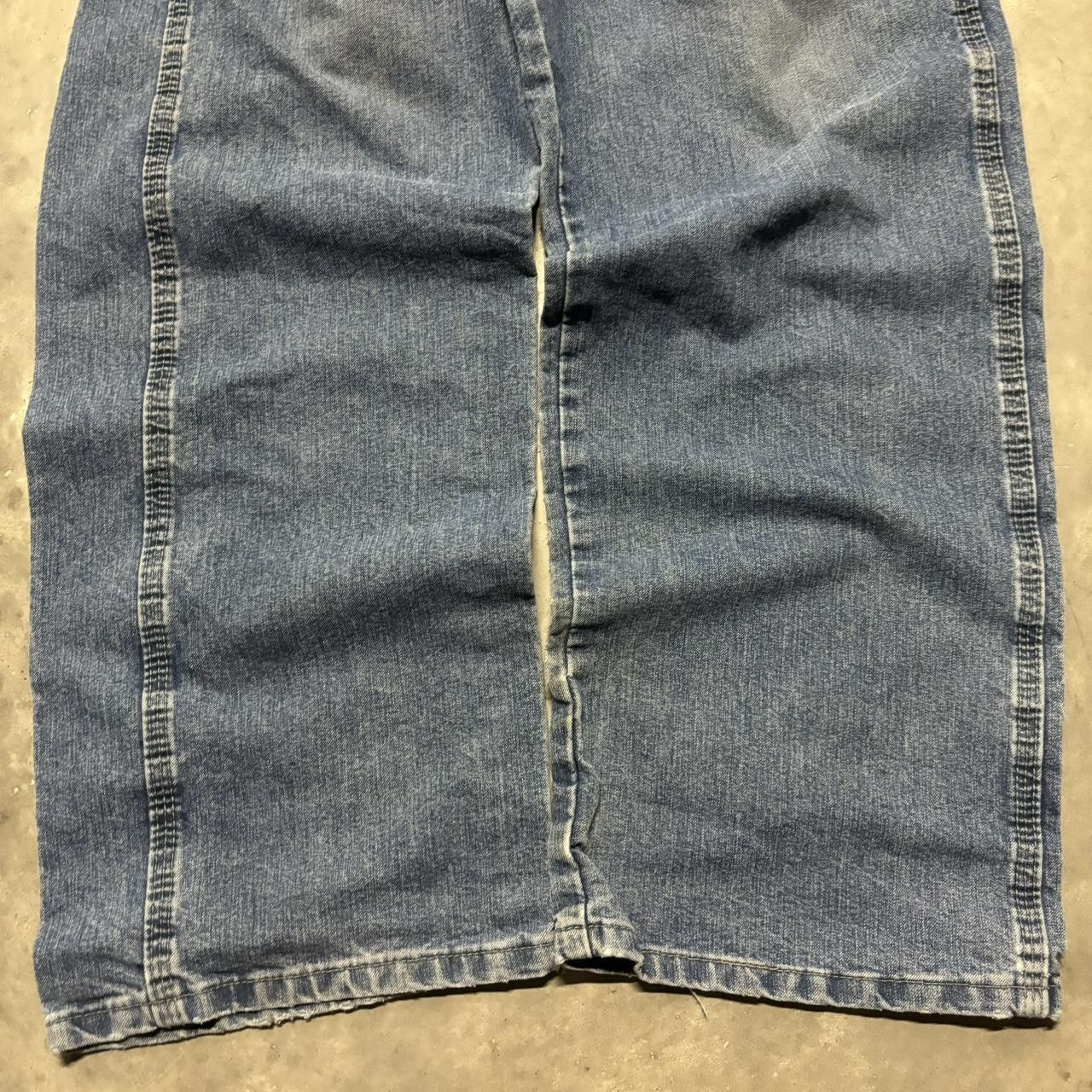 Japanese Brand × Vintage Crazy Vintage Y2K/2000s Medium Wash Skater Carpenter Denim Jeans! Size US 34 / EU 50 - 6 Thumbnail