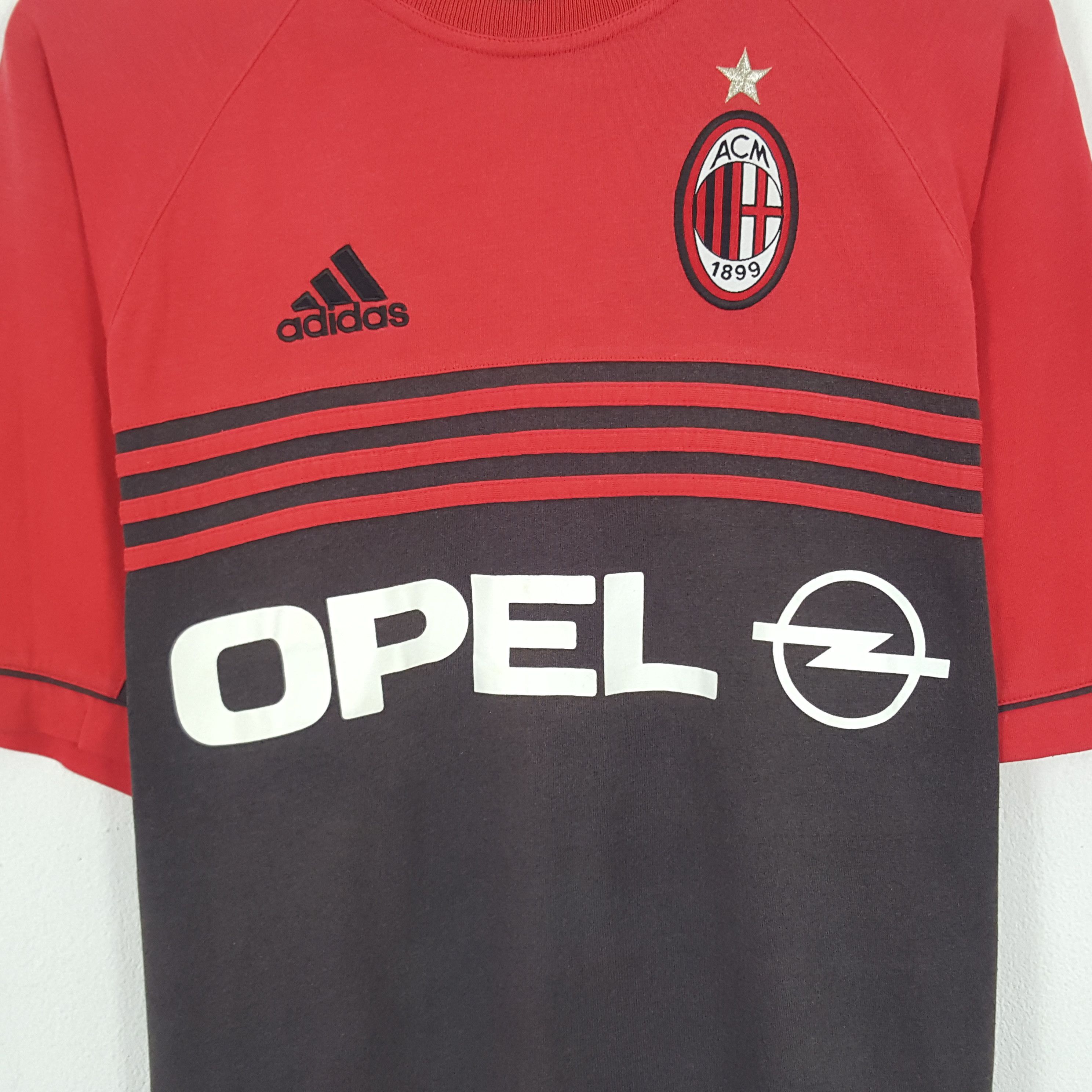 Adidas × Vintage Vintage AC MILAN Adidas Sport T-shirt Size US XL / EU 56 / 4 - 4 Thumbnail