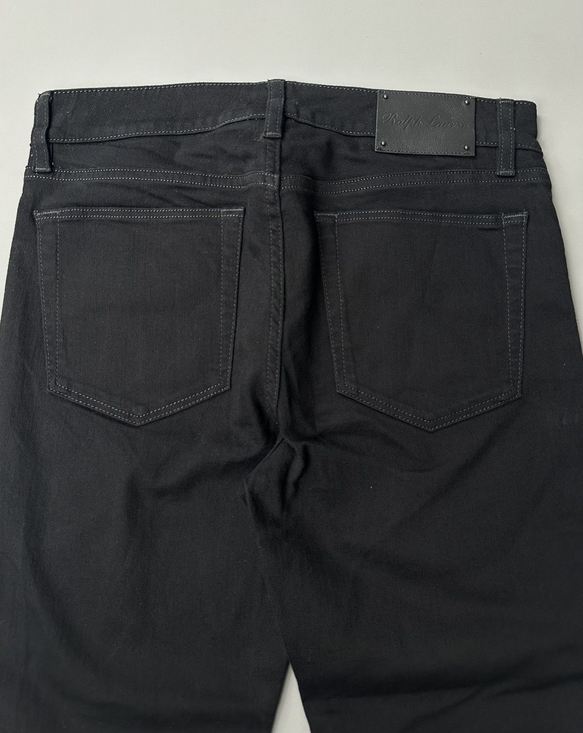 Ralph Lauren Purple Label Ralph Lauren - Purple Label - Slim Fit Jeans in Black Size US 28 / EU 44 - 8 Thumbnail