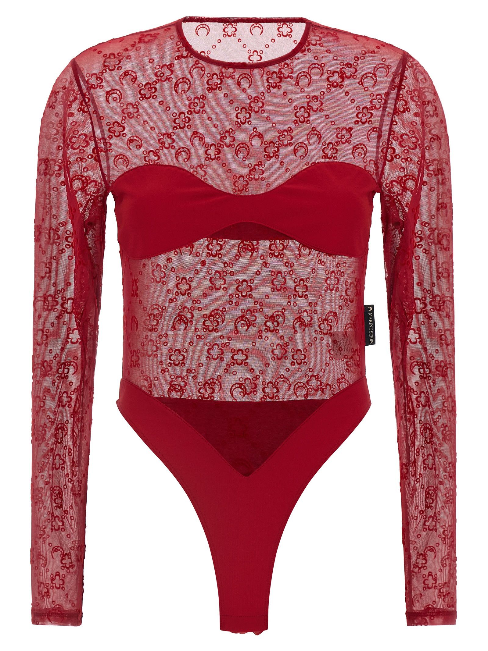 Marine Serre 'Moonogram' Bodysuit Size S / US 4 / IT 40 - 1 Thumbnail