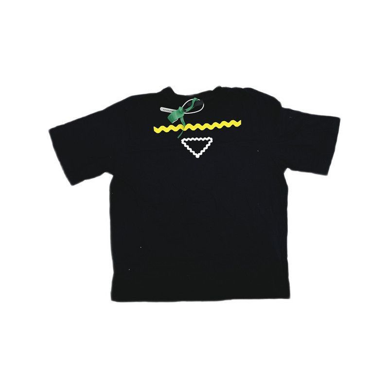 Prada Prada SS23 Black Triangular Print TShirt-2506 Size US L / EU 52-54 / 3 - 1 Thumbnail