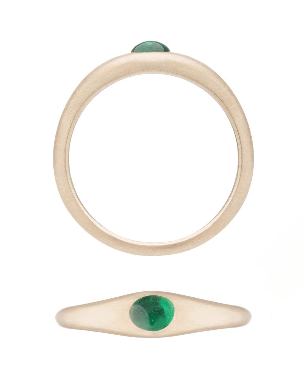 Other KAI / Gold Emerald Cabochon Ring Size ONE SIZE - 3 Thumbnail