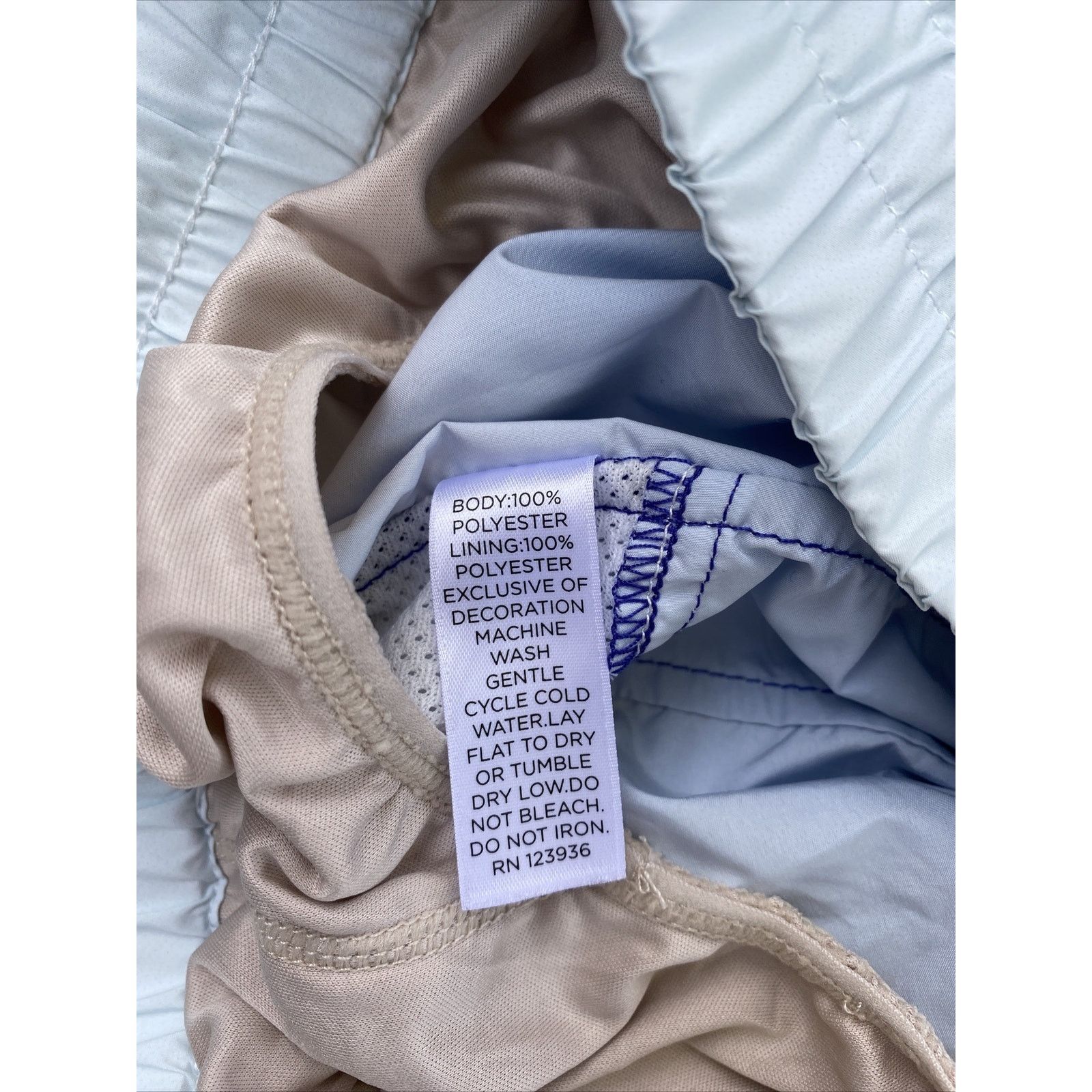 Preach Peach Women Blue ombre Athletic women Shorts XL A000327 Size 33" - 5 Thumbnail