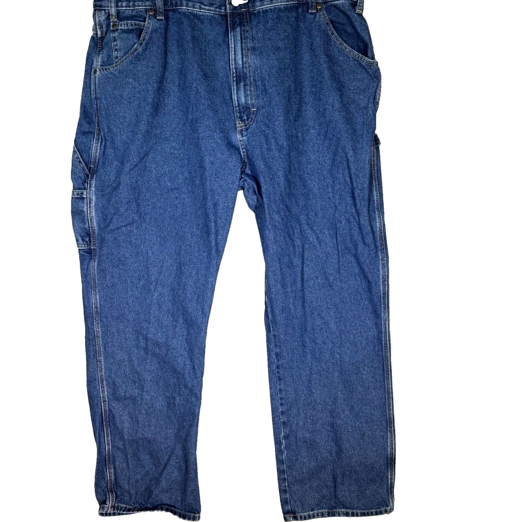Dickies Dickies Carpenter Jeans Blue Denim Relaxed Fit Straight Leg 42x32 Mens Size US 42 / EU 58 - 2 Thumbnail