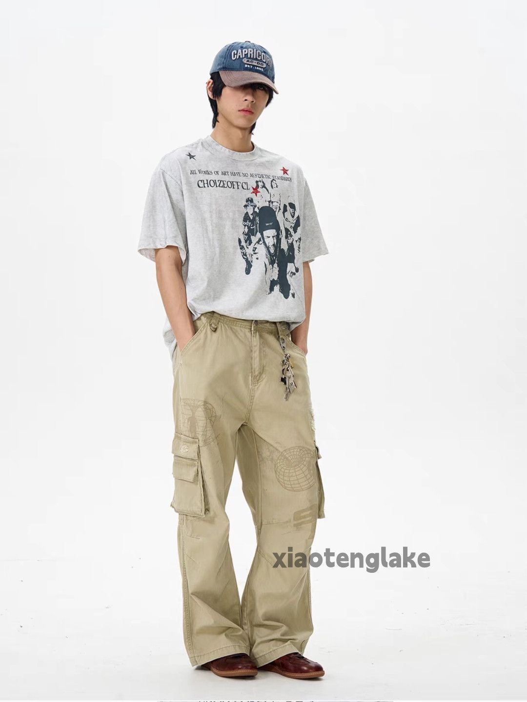 Designer × Japanese Brand × Vintage Unisex outdoor sports utility pattern graphic cargo pants Size US 28 / EU 44 - 3 Thumbnail