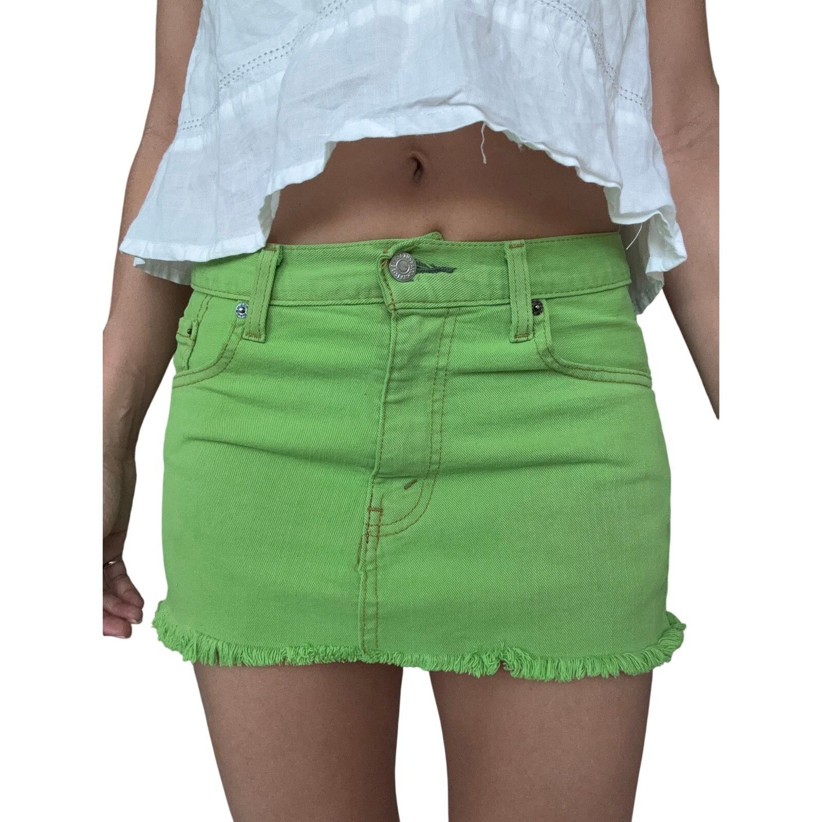Urban Outfitters LEVI STRAUSS MINI SKIRT | 23'' Size 23" - 1 Thumbnail