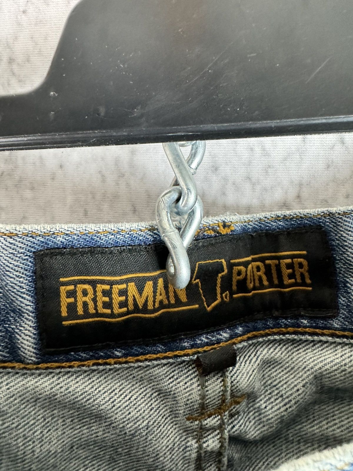 Freeman T. Porter Vintage Freeman Porter Japanese Velvet/Denim Pants Size US 33 - 3 Thumbnail
