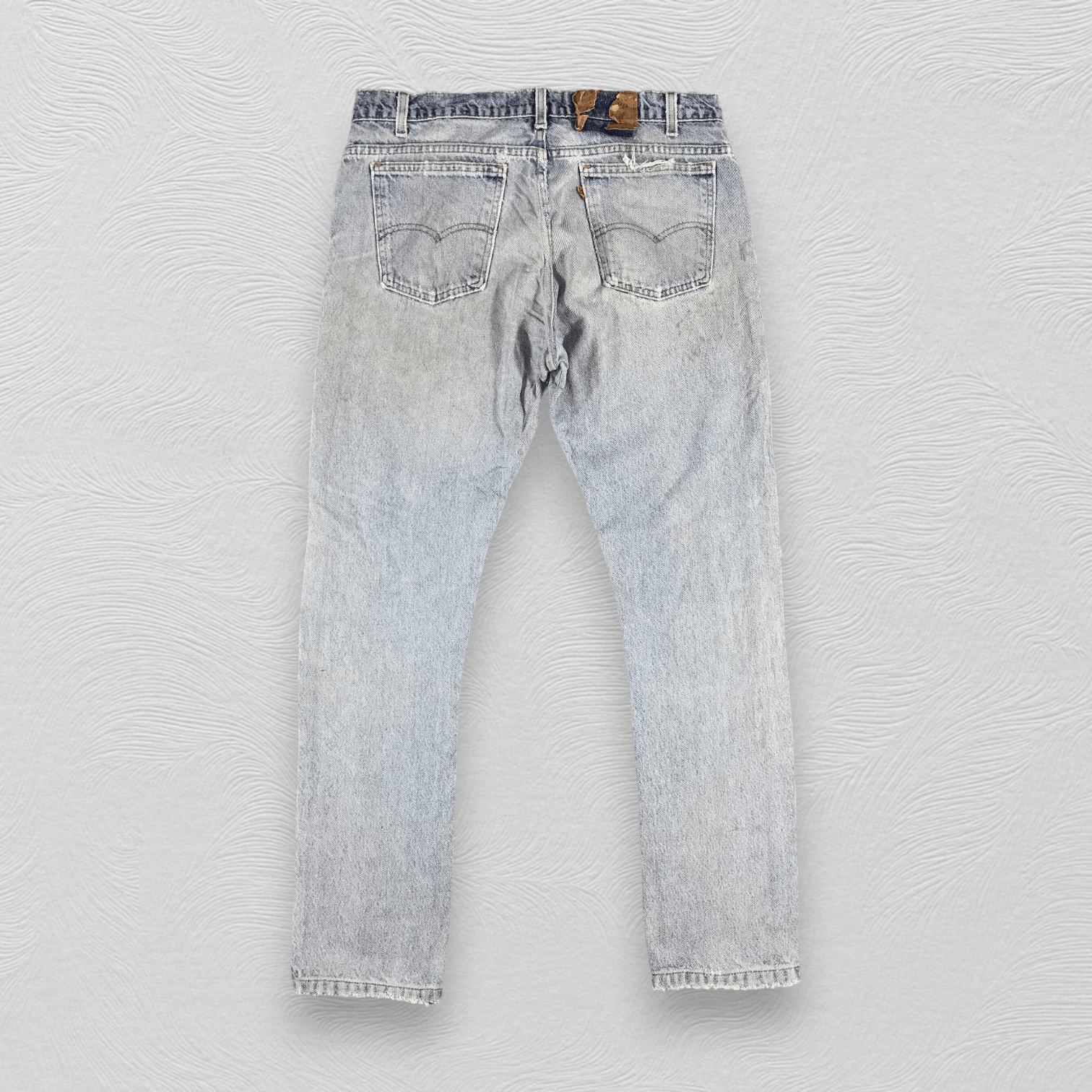 Levi's Vintage 90s Levis 505 Jeans Distressed Denim KJ977 Size US 35 - 2 Thumbnail